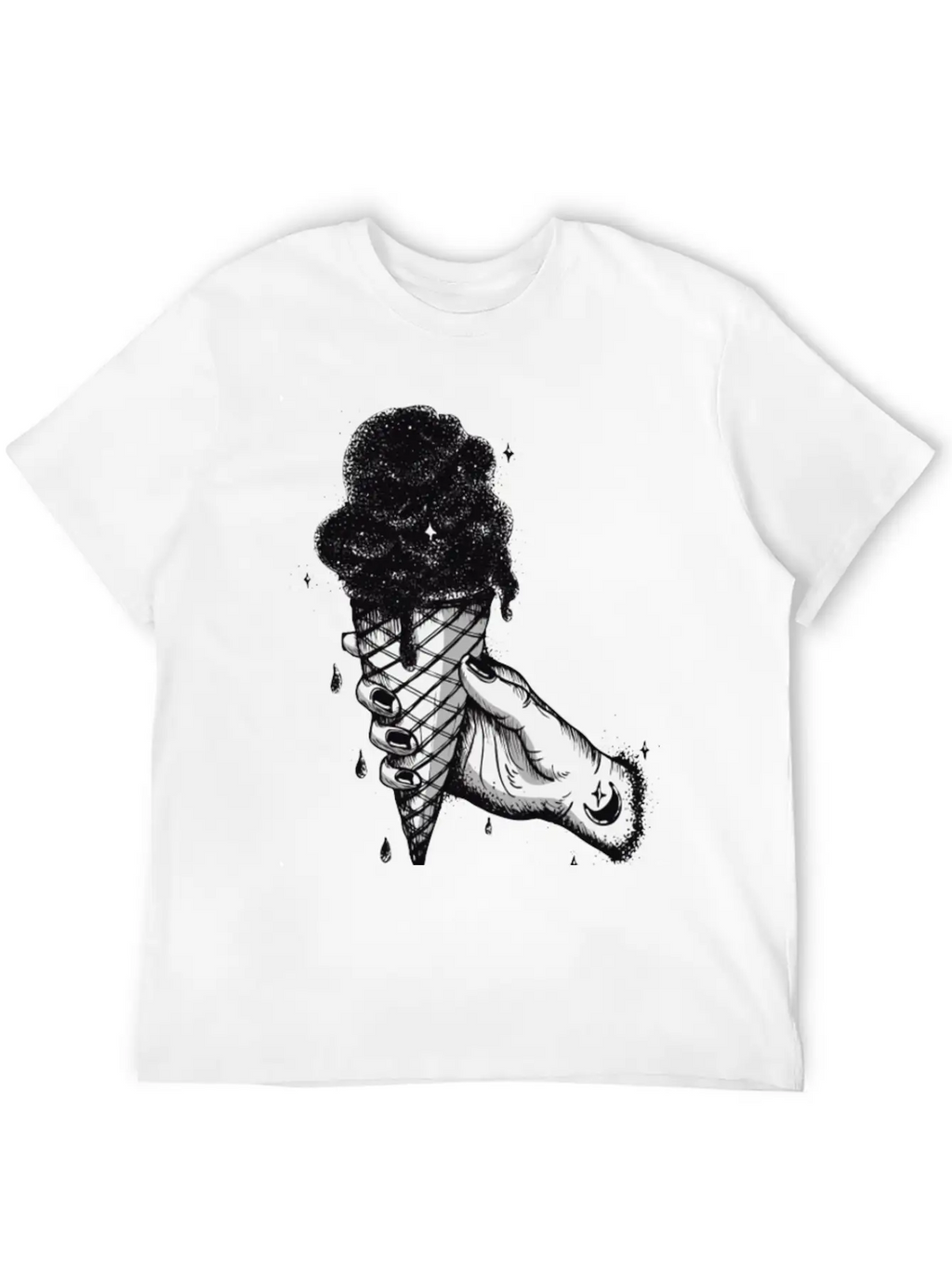 The Universe In An Ice Cream Cone Stylish Everyday T-Shirt – Unisex Basic Cotton Tee