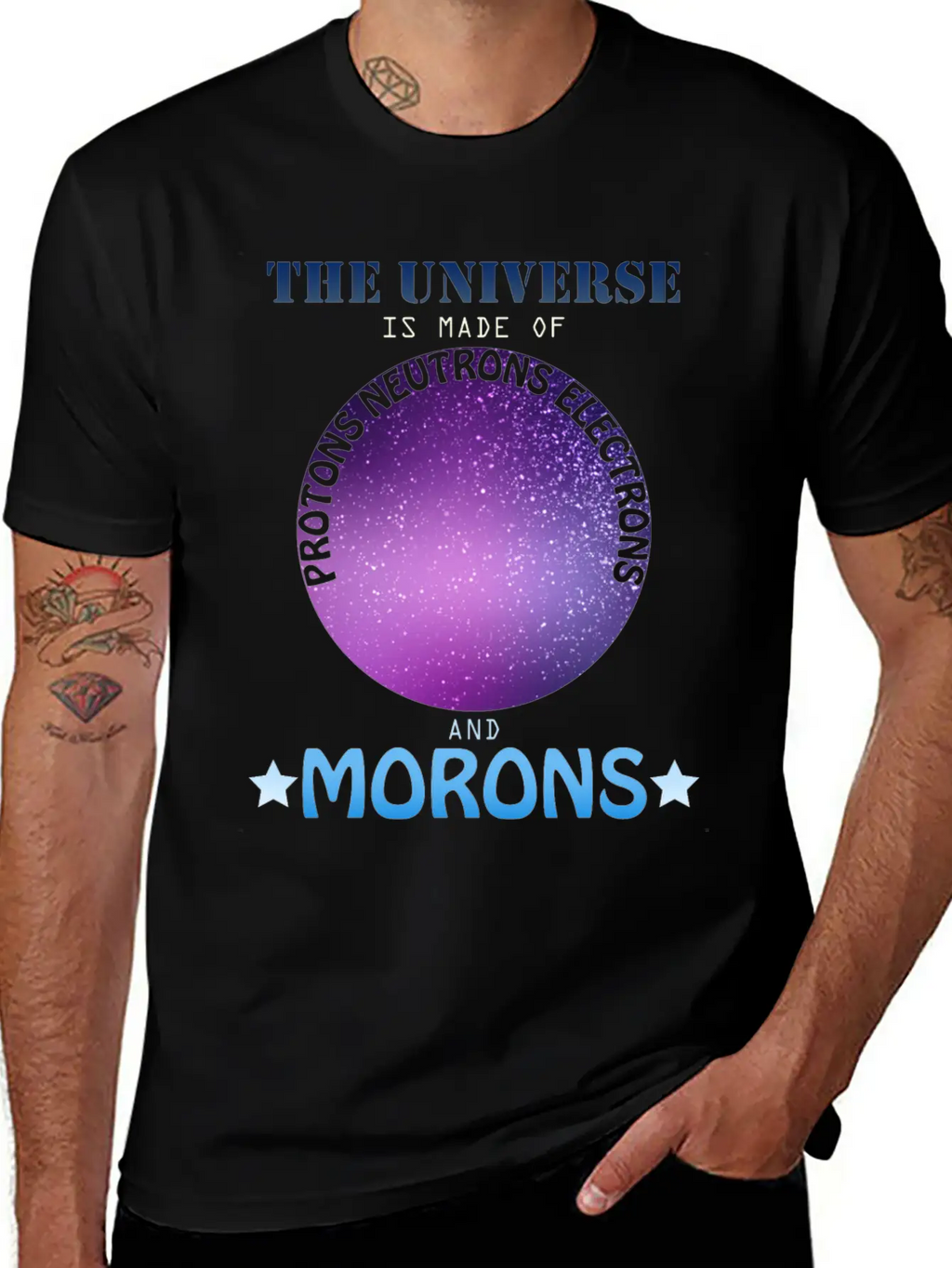 The Universe Is Made Essential Cotton Tee For Daily Outfits – Unisex Style