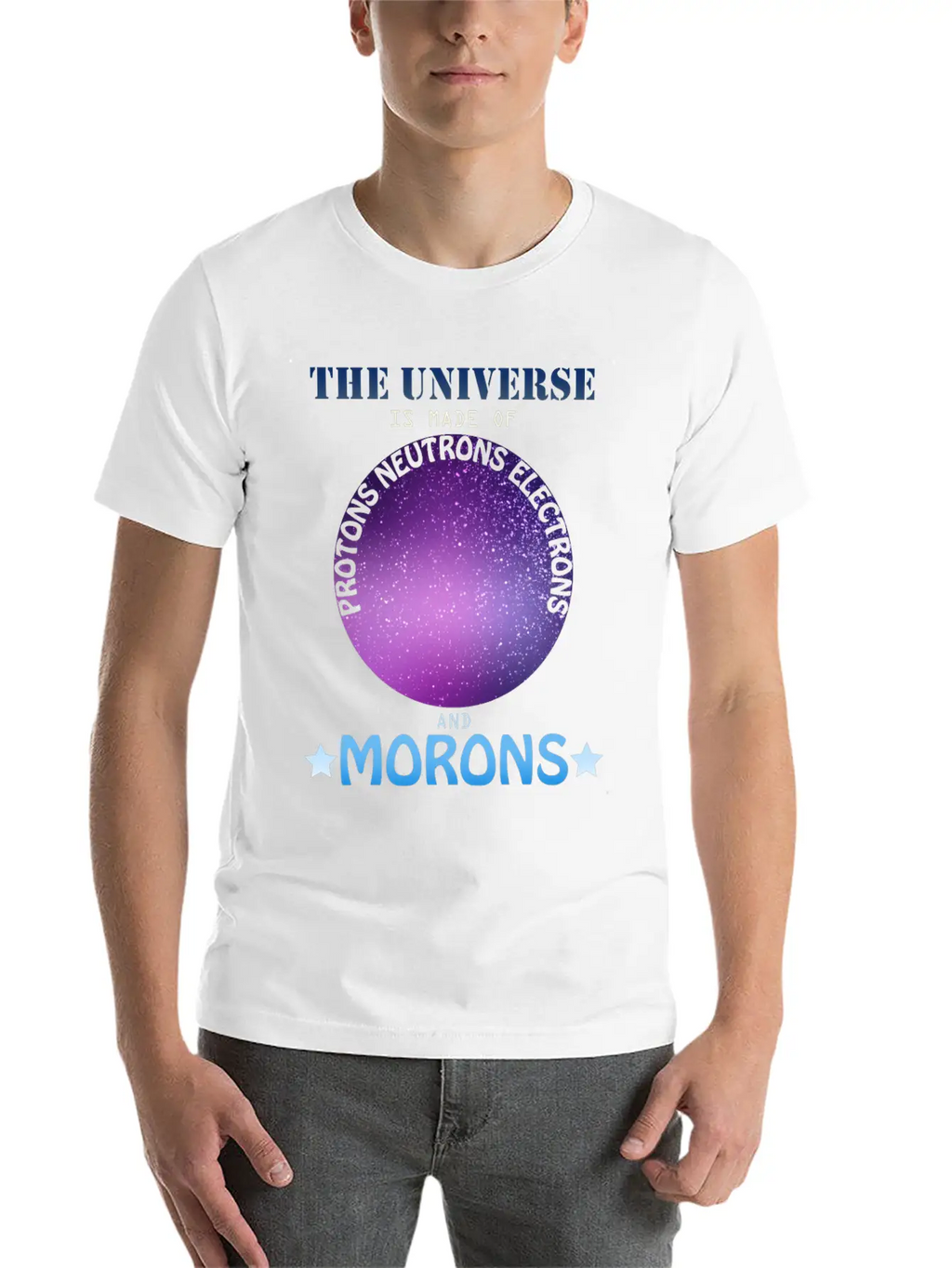 The Universe Is Made Essential Cotton Tee For Daily Outfits – Unisex Style