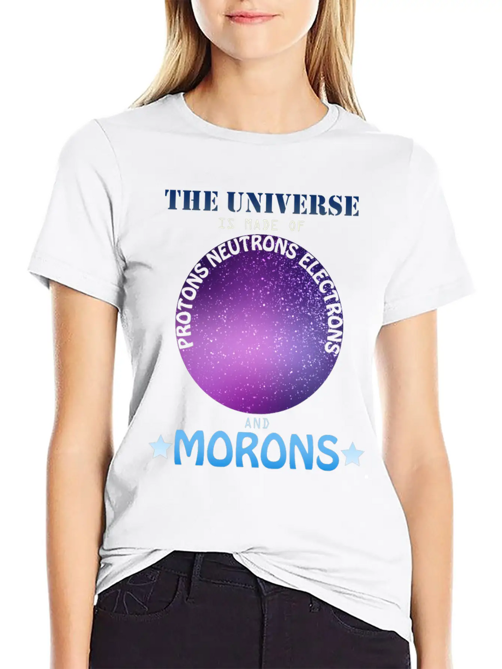 The Universe Is Made Essential Cotton Tee For Daily Outfits – Unisex Style