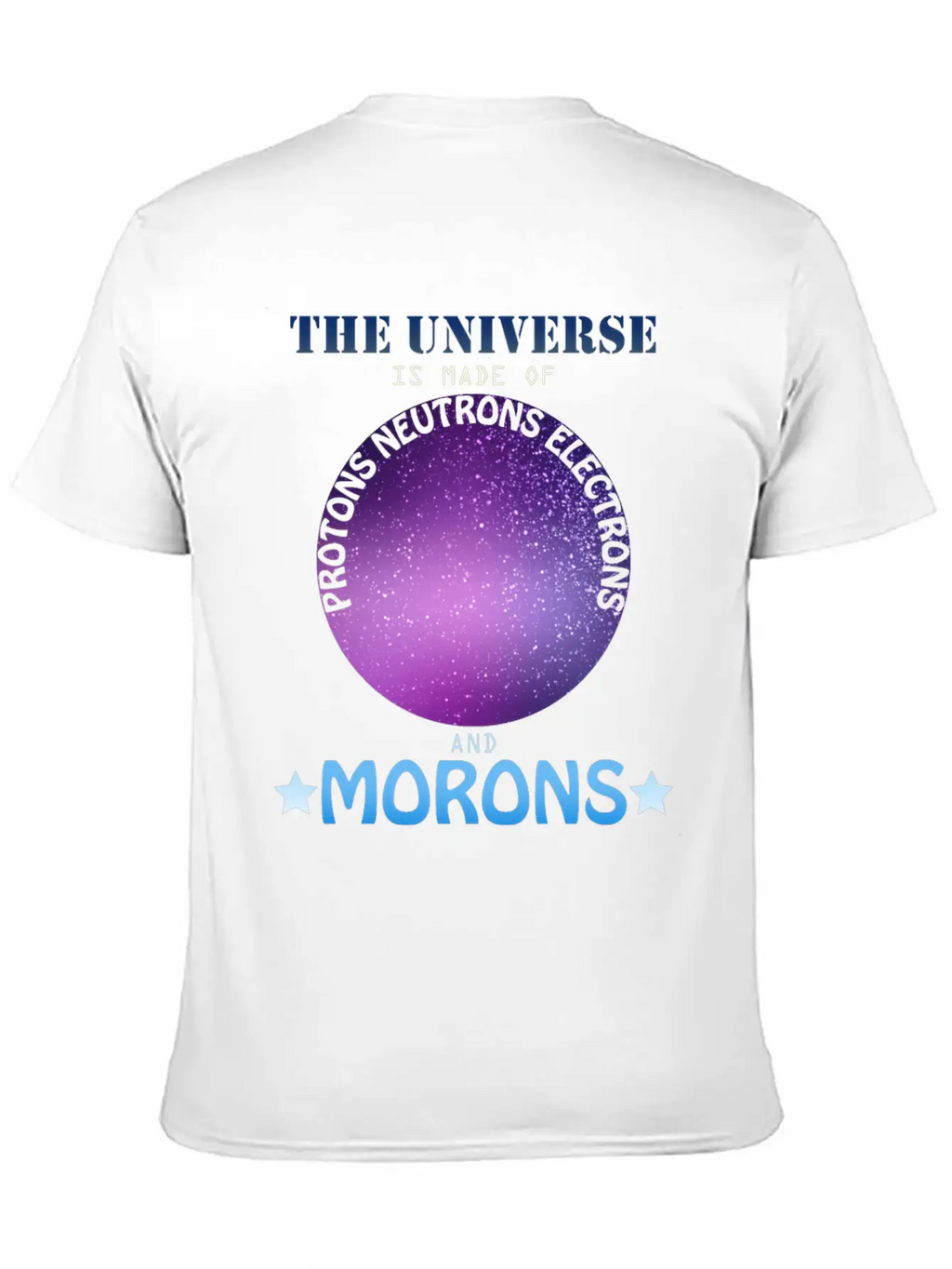 The Universe Is Made Essential Cotton Tee For Daily Outfits – Unisex Style