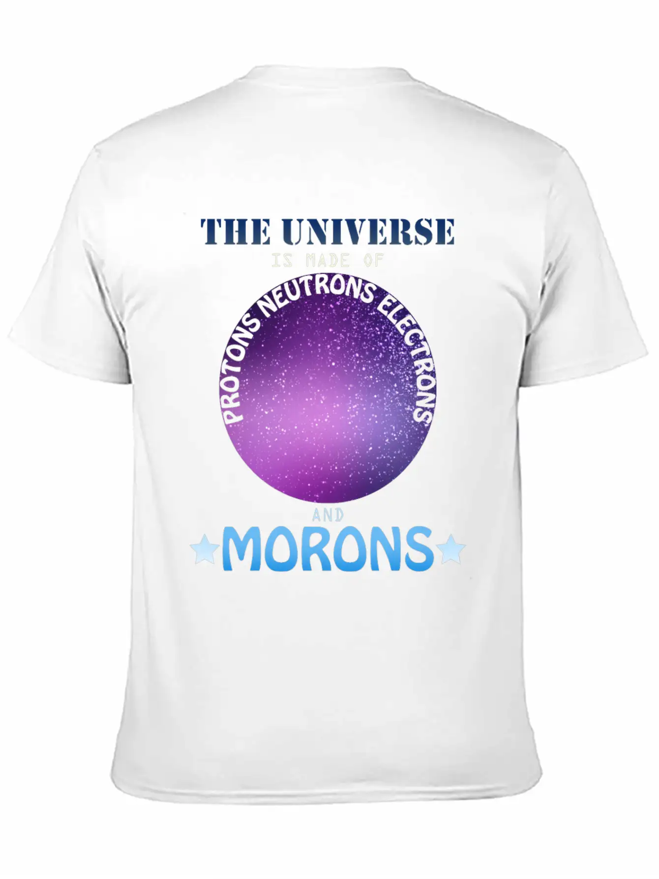 The Universe Is Made Essential Cotton Tee For Daily Outfits – Unisex Style