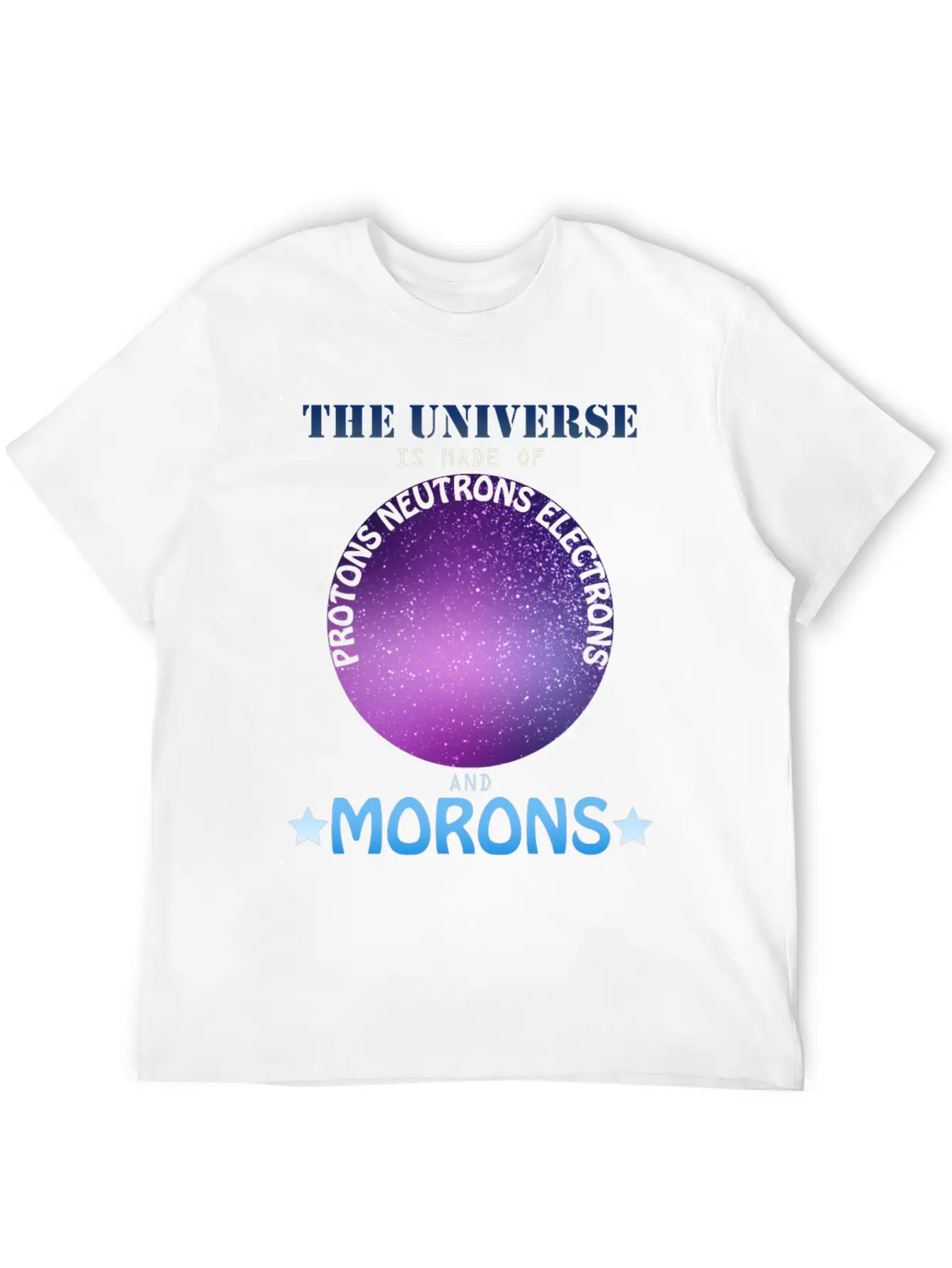 The Universe Is Made Essential Cotton Tee For Daily Outfits – Unisex Style