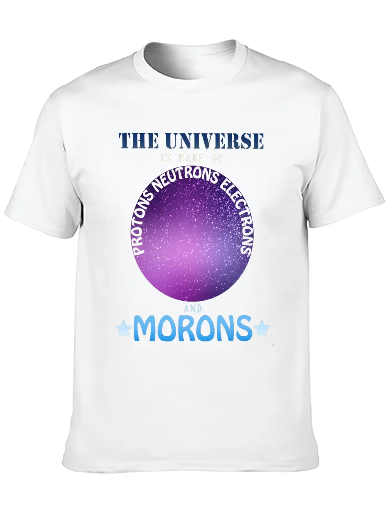 The Universe Is Made Essential Cotton Tee For Daily Outfits – Unisex Style