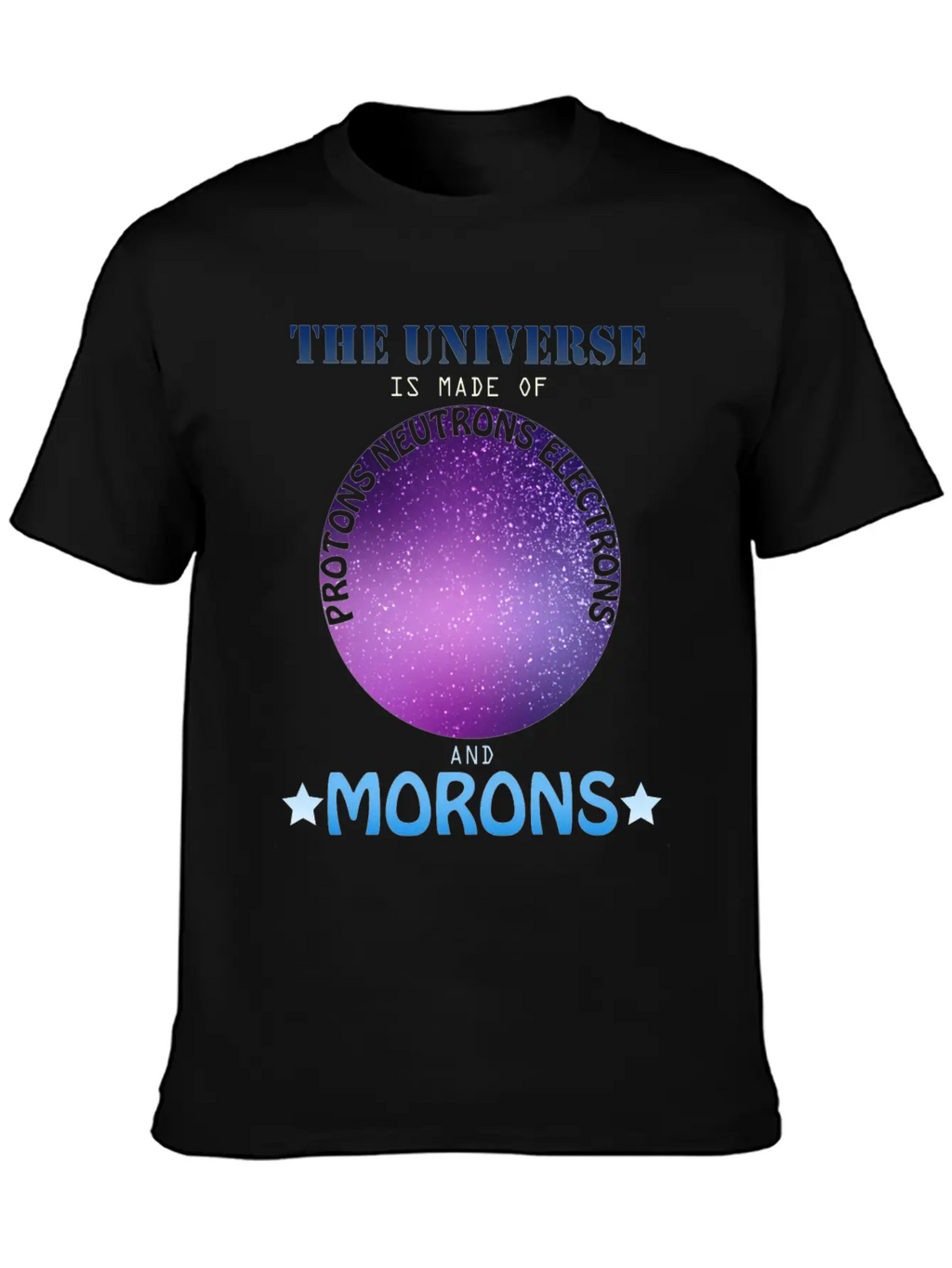 The Universe Is Made Essential Cotton Tee For Daily Outfits – Unisex Style