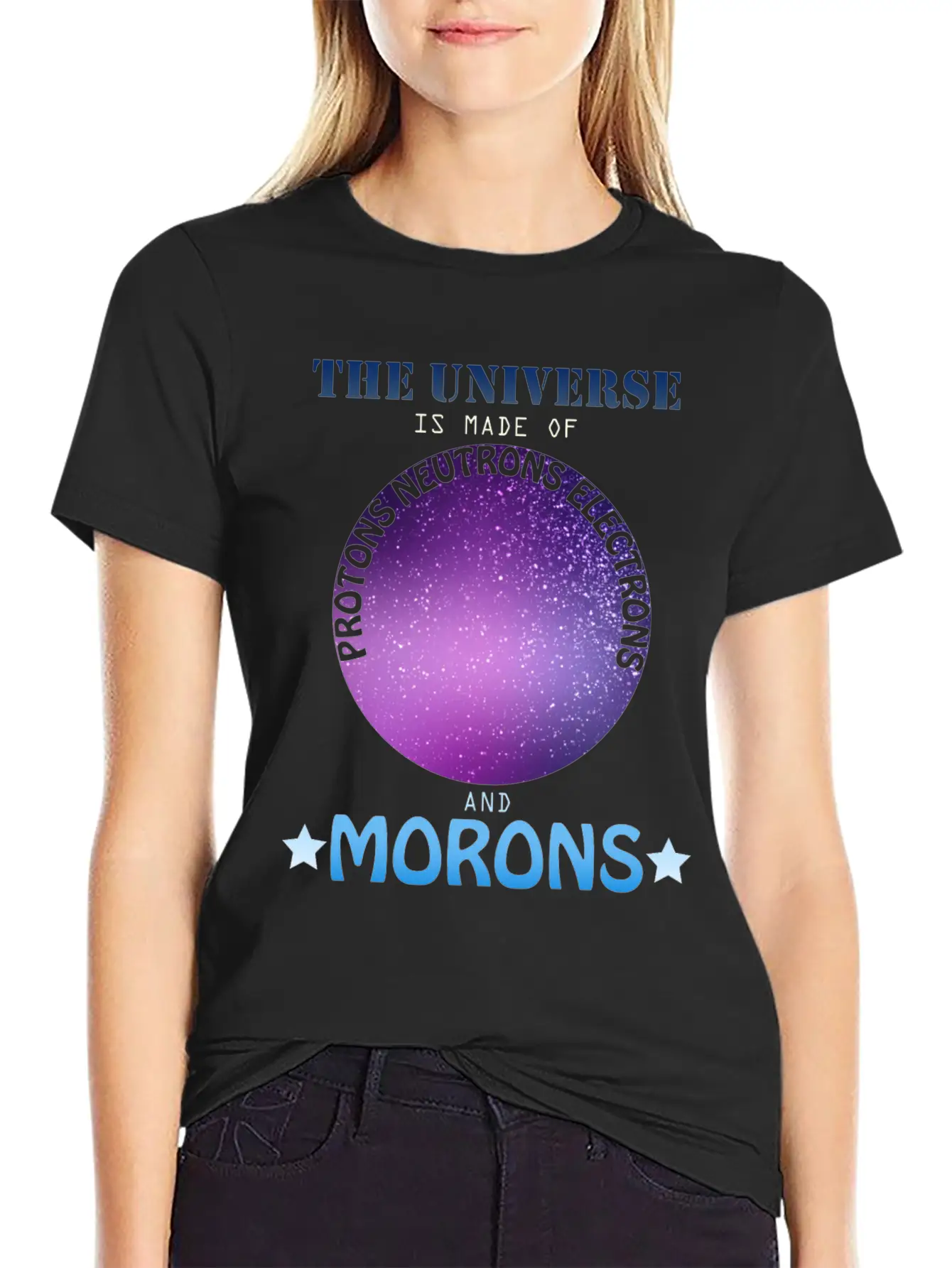 The Universe Is Made Essential Cotton Tee For Daily Outfits – Unisex Style
