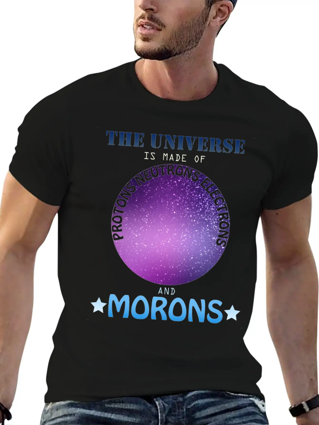 The Universe Is Made Essential Cotton Tee For Daily Outfits – Unisex Style