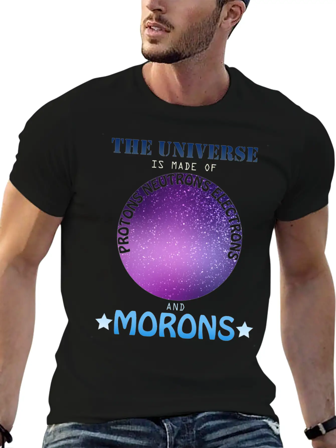 The Universe Is Made Essential Cotton Tee For Daily Outfits – Unisex Style