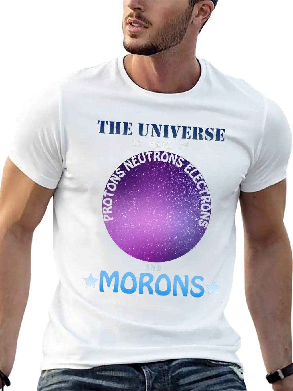 The Universe Is Made Essential Cotton Tee For Daily Outfits – Unisex Style