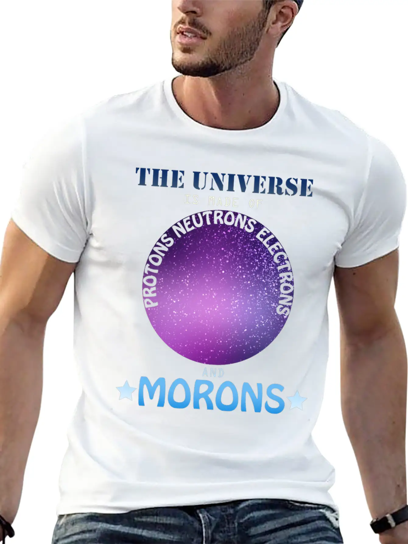 The Universe Is Made Essential Cotton Tee For Daily Outfits – Unisex Style
