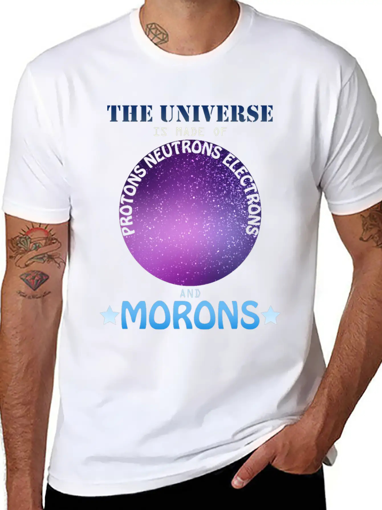 The Universe Is Made Essential Cotton Tee For Daily Outfits – Unisex Style