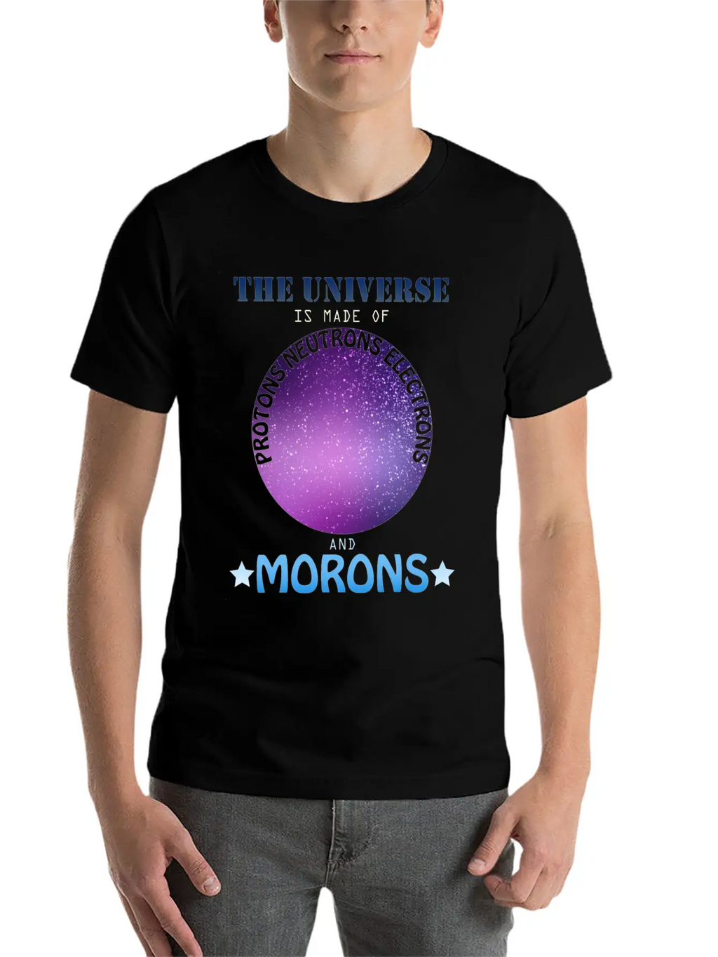 The Universe Is Made Essential Cotton Tee For Daily Outfits – Unisex Style