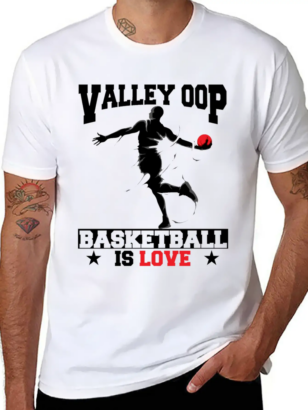 The Valley Oop Phoenix Basketball Retro Sunset Classic Cotton Tee – Unisex Comfort For Any Season