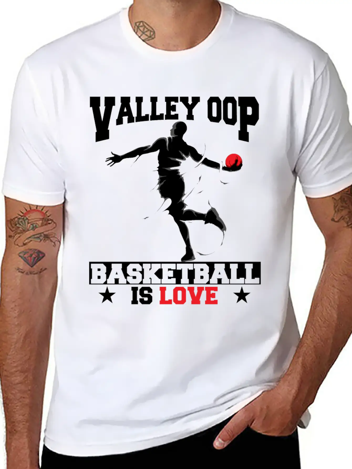 The Valley Oop Phoenix Basketball Retro Sunset Classic Cotton Tee – Unisex Comfort For Any Season