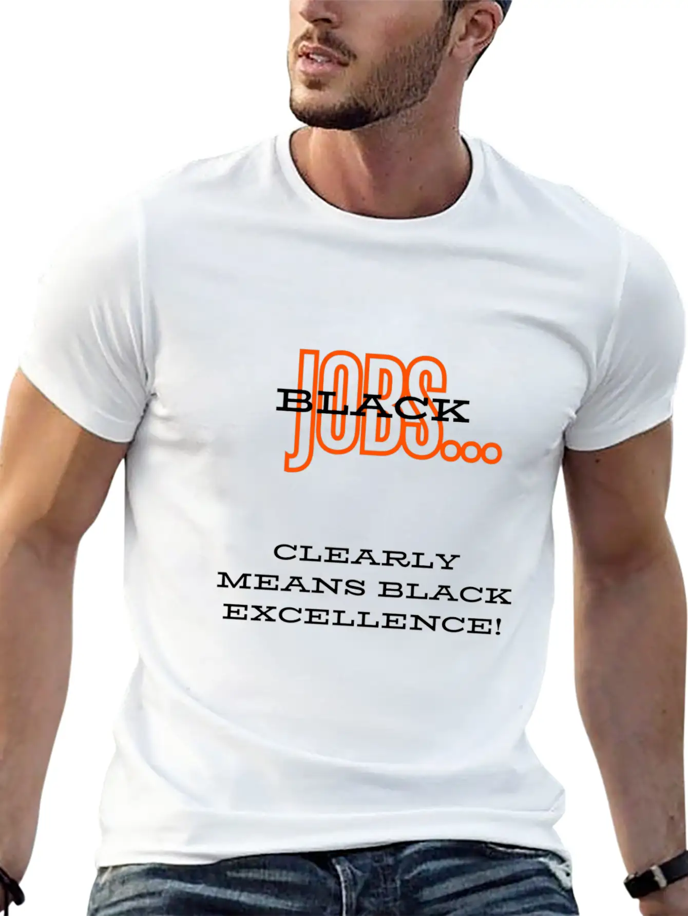 The Victorious Shop JOBS Breathable Soft Cotton T-Shirt – Timeless Casual Look
