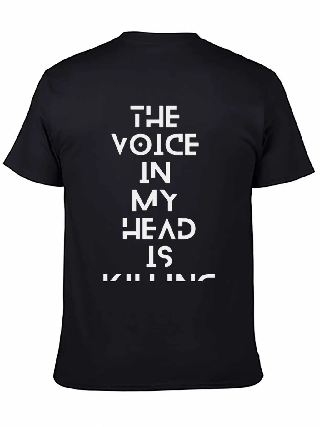 The Voice In My Head Breathable Soft Cotton T-Shirt – Timeless Casual Look