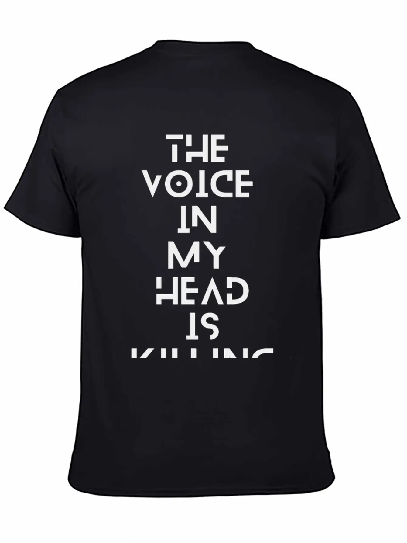 The Voice In My Head Breathable Soft Cotton T-Shirt – Timeless Casual Look