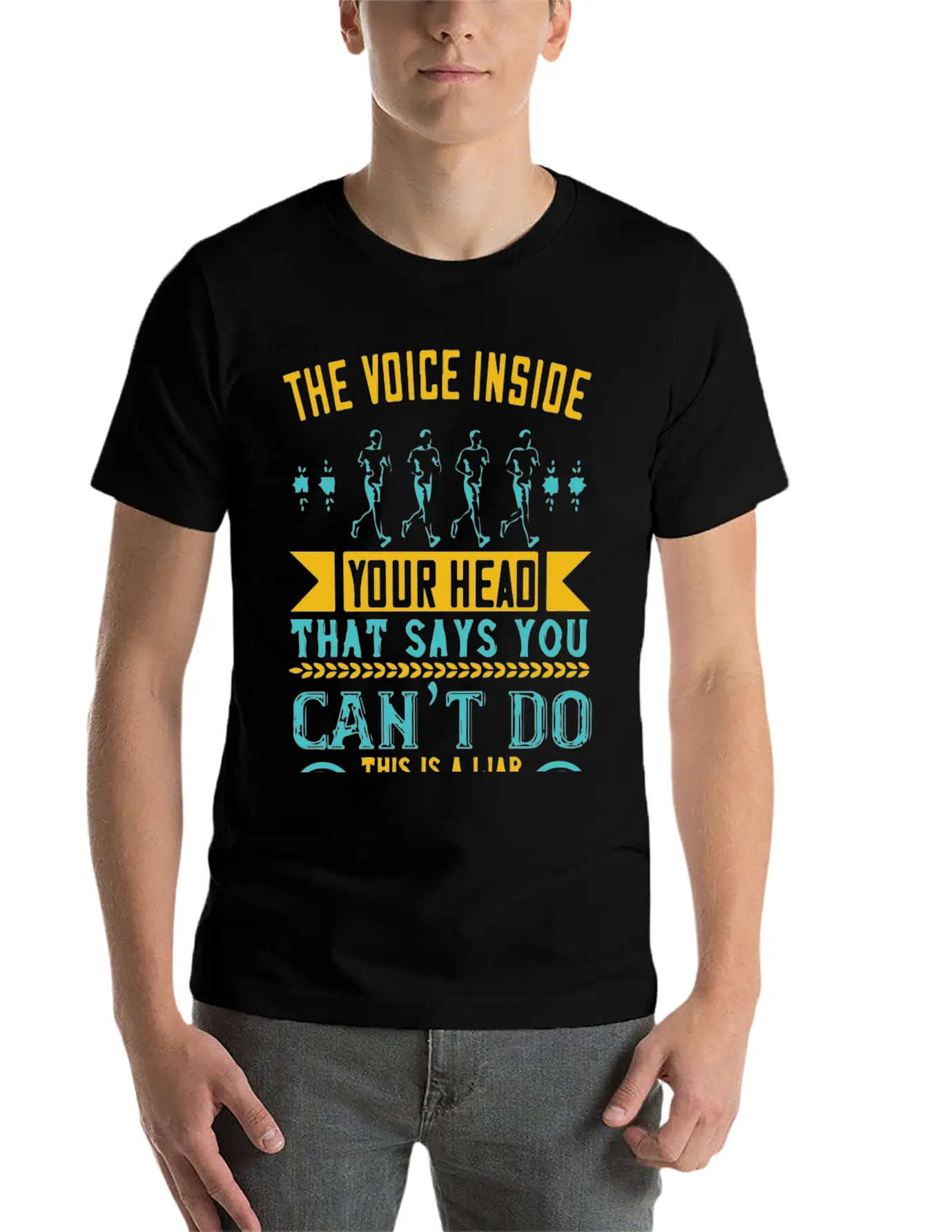 The Voice Inside Your Head Basic Graphic T-Shirt – Daily Comfort In Soft Cotton