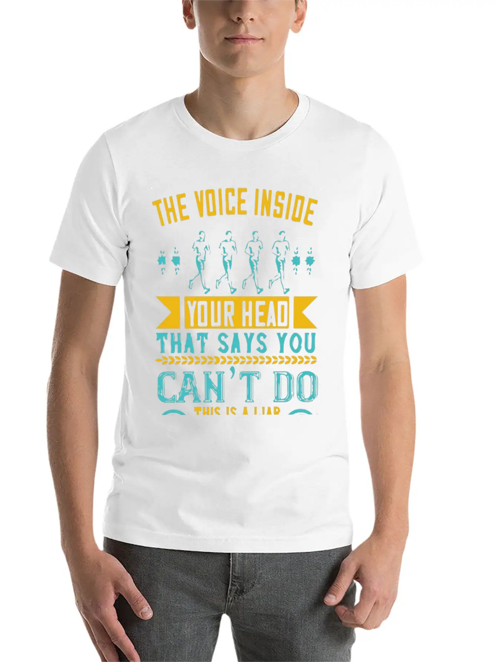 The Voice Inside Your Head Basic Graphic T-Shirt – Daily Comfort In Soft Cotton