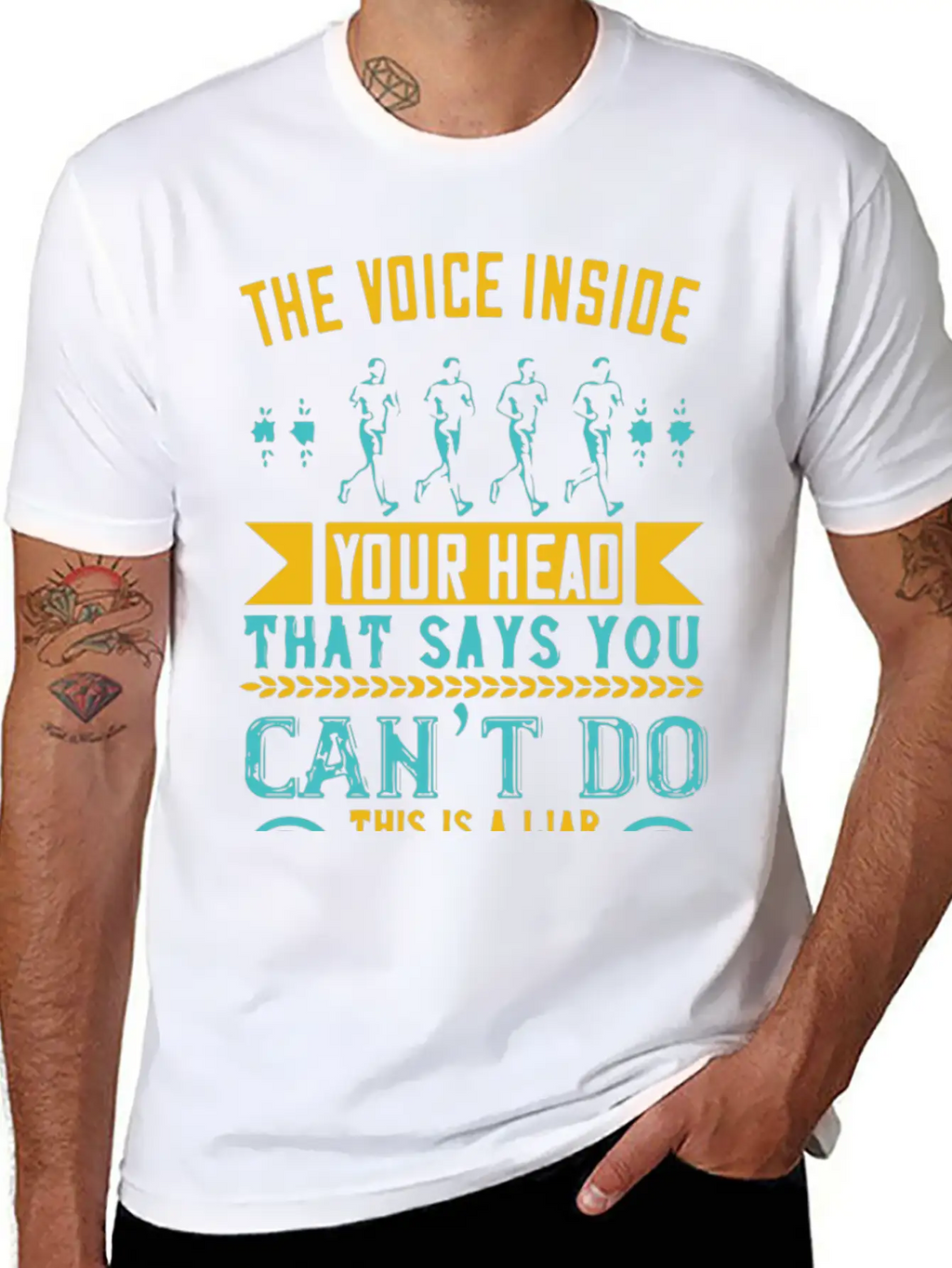 The Voice Inside Your Head Basic Graphic T-Shirt – Daily Comfort In Soft Cotton