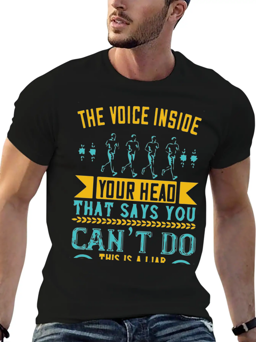 The Voice Inside Your Head Basic Graphic T-Shirt – Daily Comfort In Soft Cotton