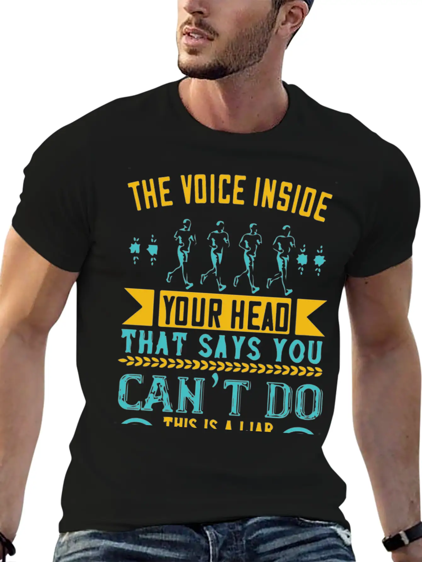 The Voice Inside Your Head Basic Graphic T-Shirt – Daily Comfort In Soft Cotton
