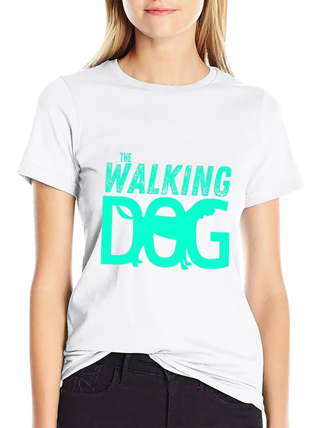 The Walking Dog The Running Dog Relaxed Everyday Tee – Lightweight And Durable Cotton
