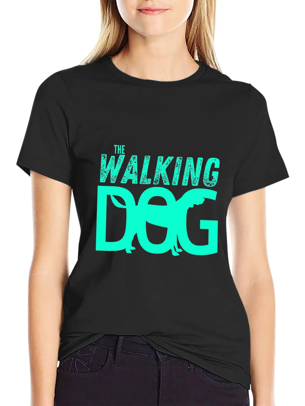 The Walking Dog The Running Dog Relaxed Everyday Tee – Lightweight And Durable Cotton