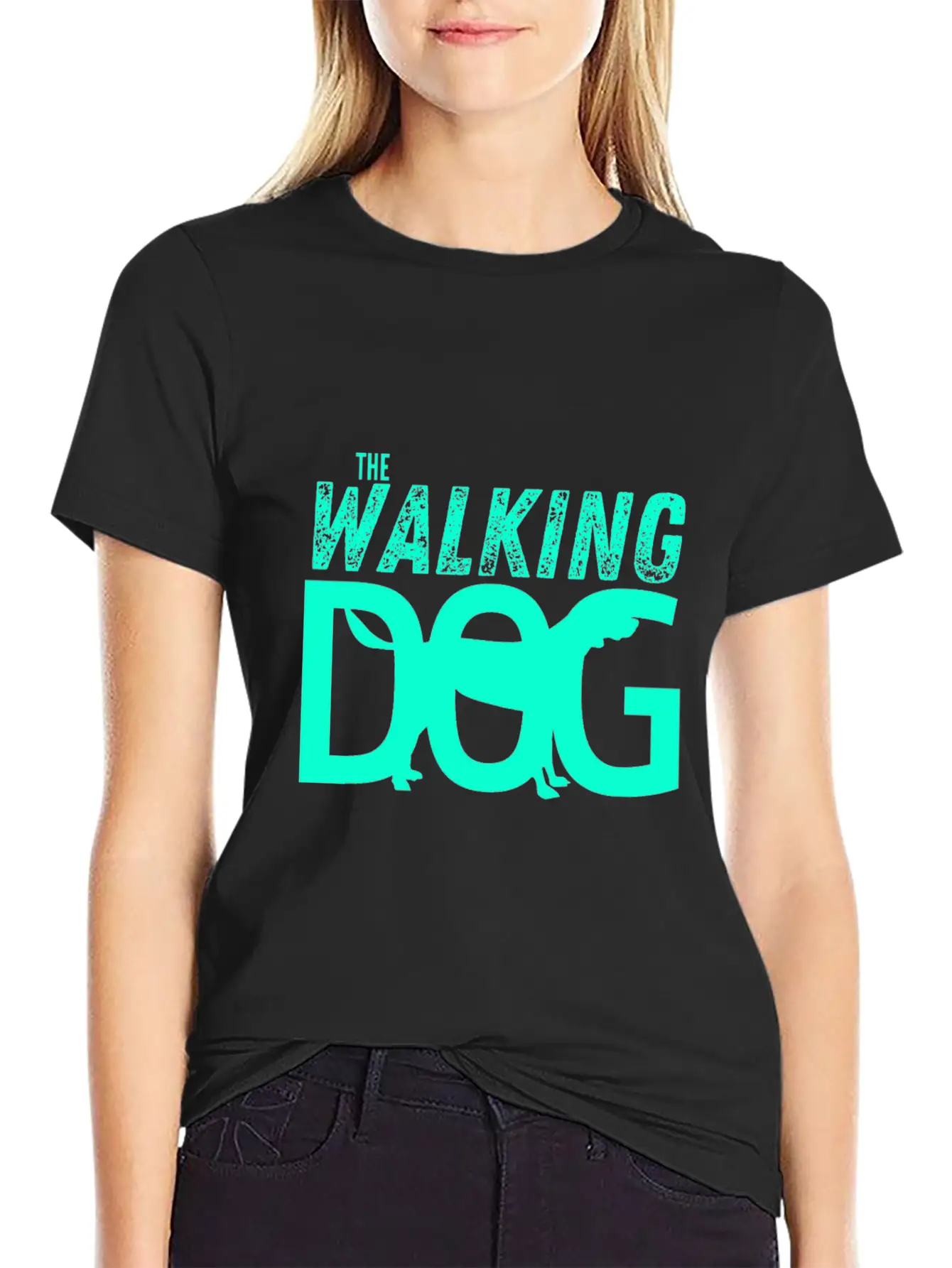The Walking Dog The Running Dog Relaxed Everyday Tee – Lightweight And Durable Cotton
