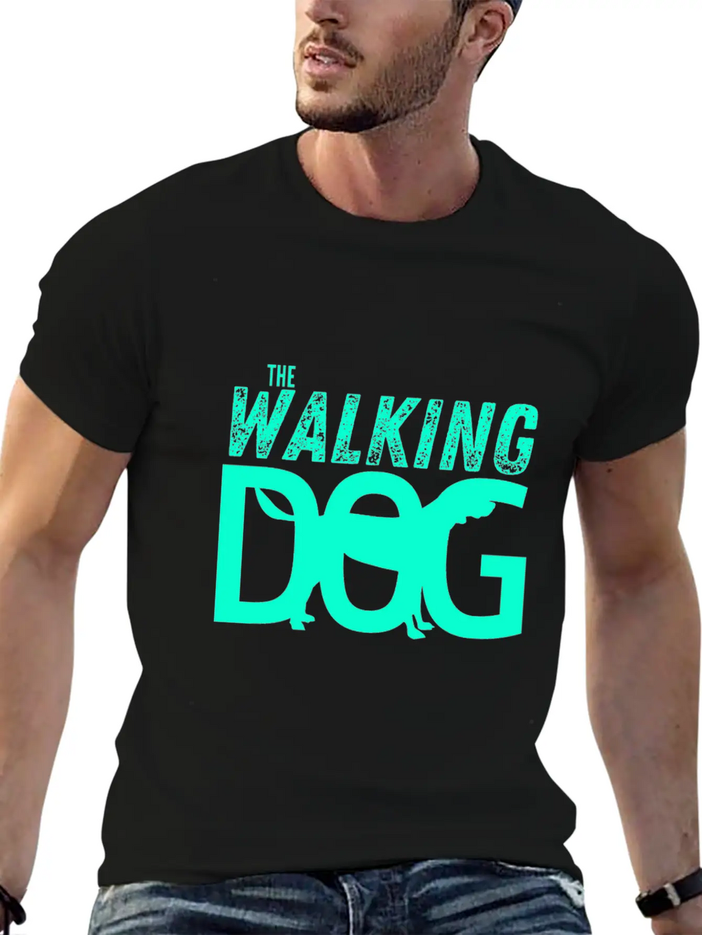 The Walking Dog The Running Dog Relaxed Everyday Tee – Lightweight And Durable Cotton