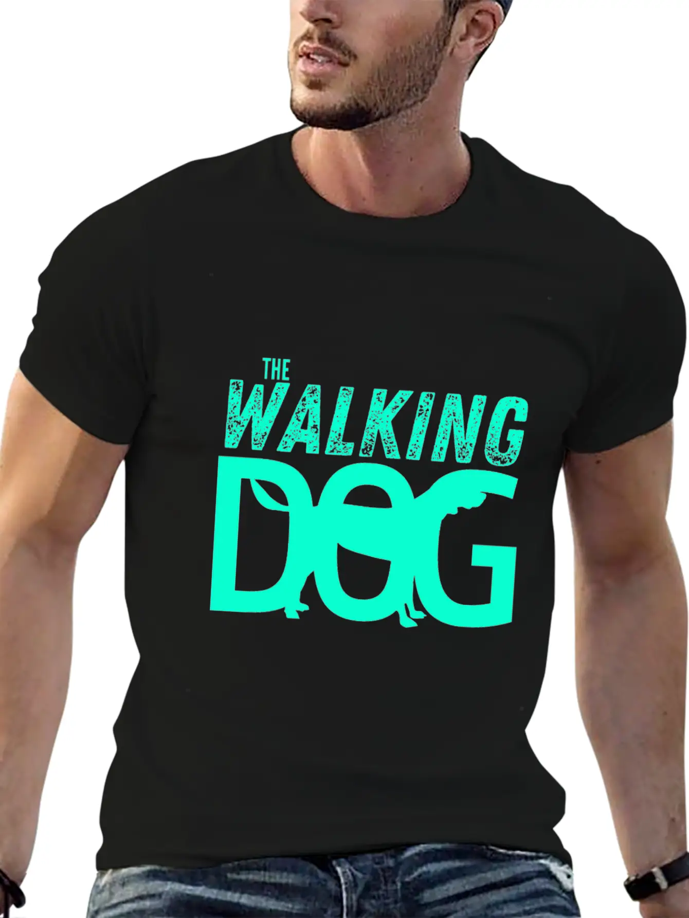 The Walking Dog The Running Dog Relaxed Everyday Tee – Lightweight And Durable Cotton