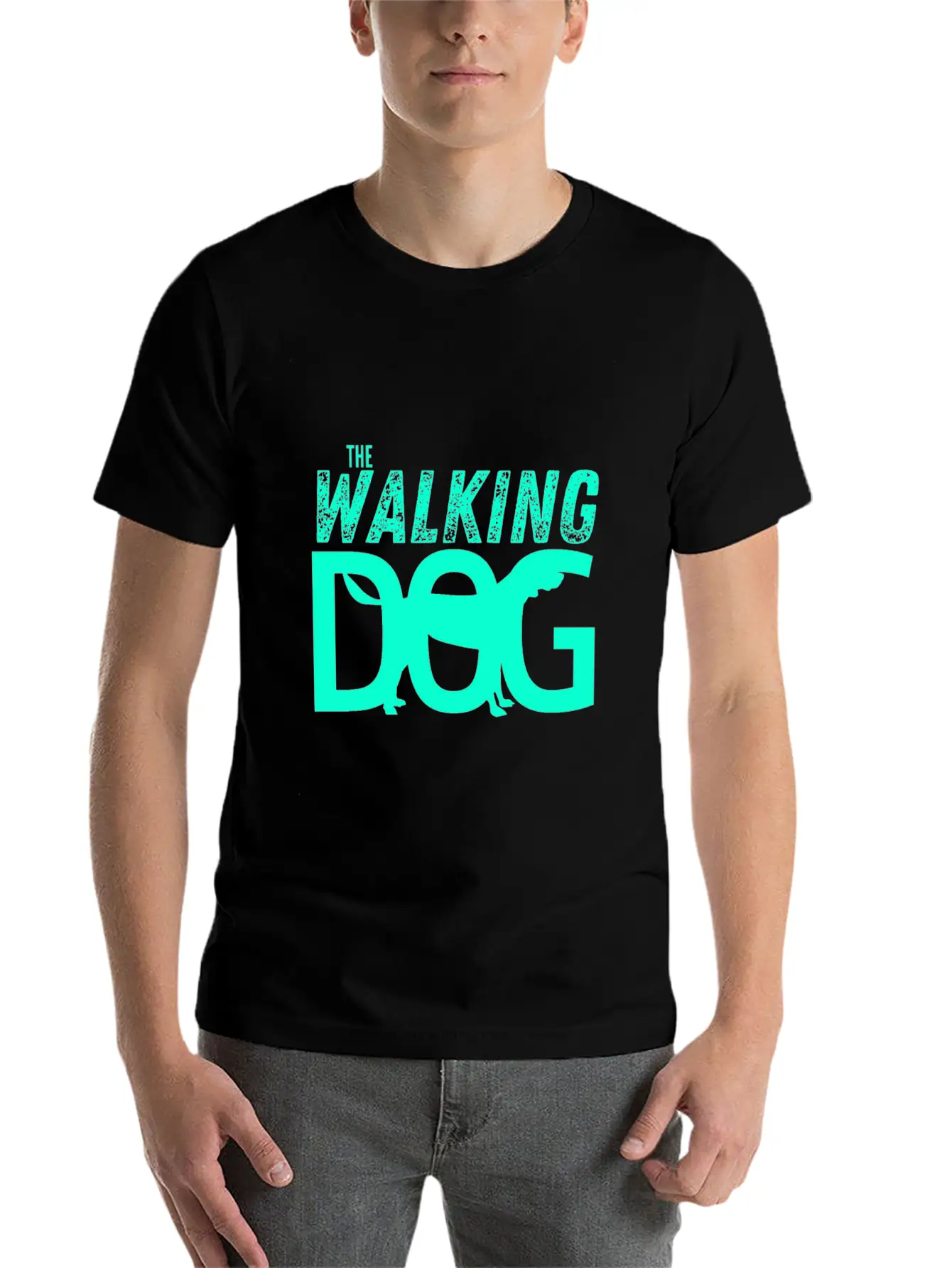 The Walking Dog The Running Dog Relaxed Everyday Tee – Lightweight And Durable Cotton