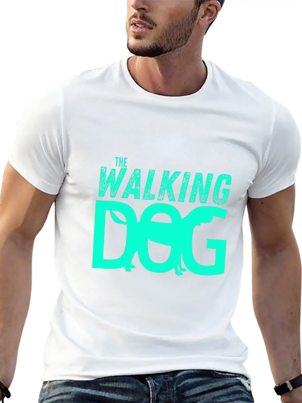 The Walking Dog The Running Dog Relaxed Everyday Tee – Lightweight And Durable Cotton