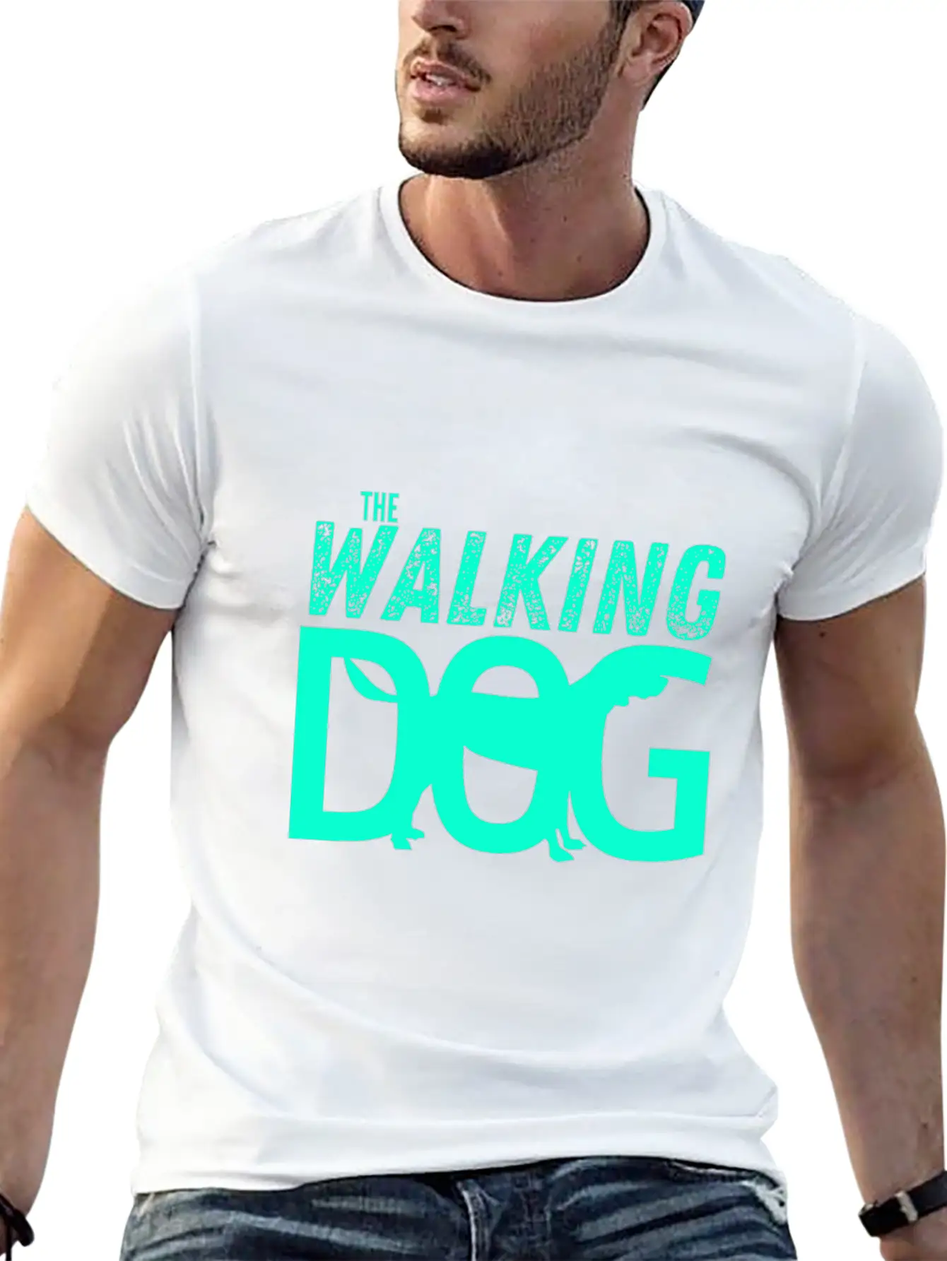 The Walking Dog The Running Dog Relaxed Everyday Tee – Lightweight And Durable Cotton