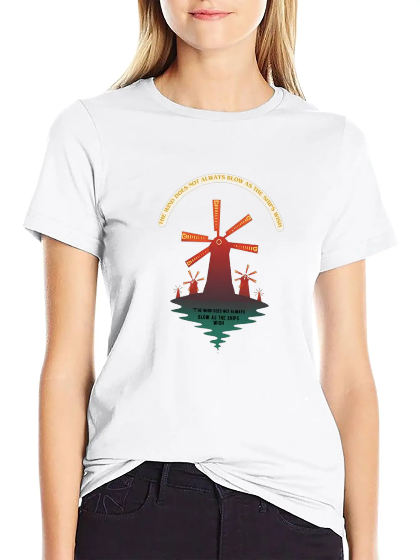 The Wind Does Not Always Blow As The Ships Wish Classic Cotton Tee – Unisex Comfort For Any Season