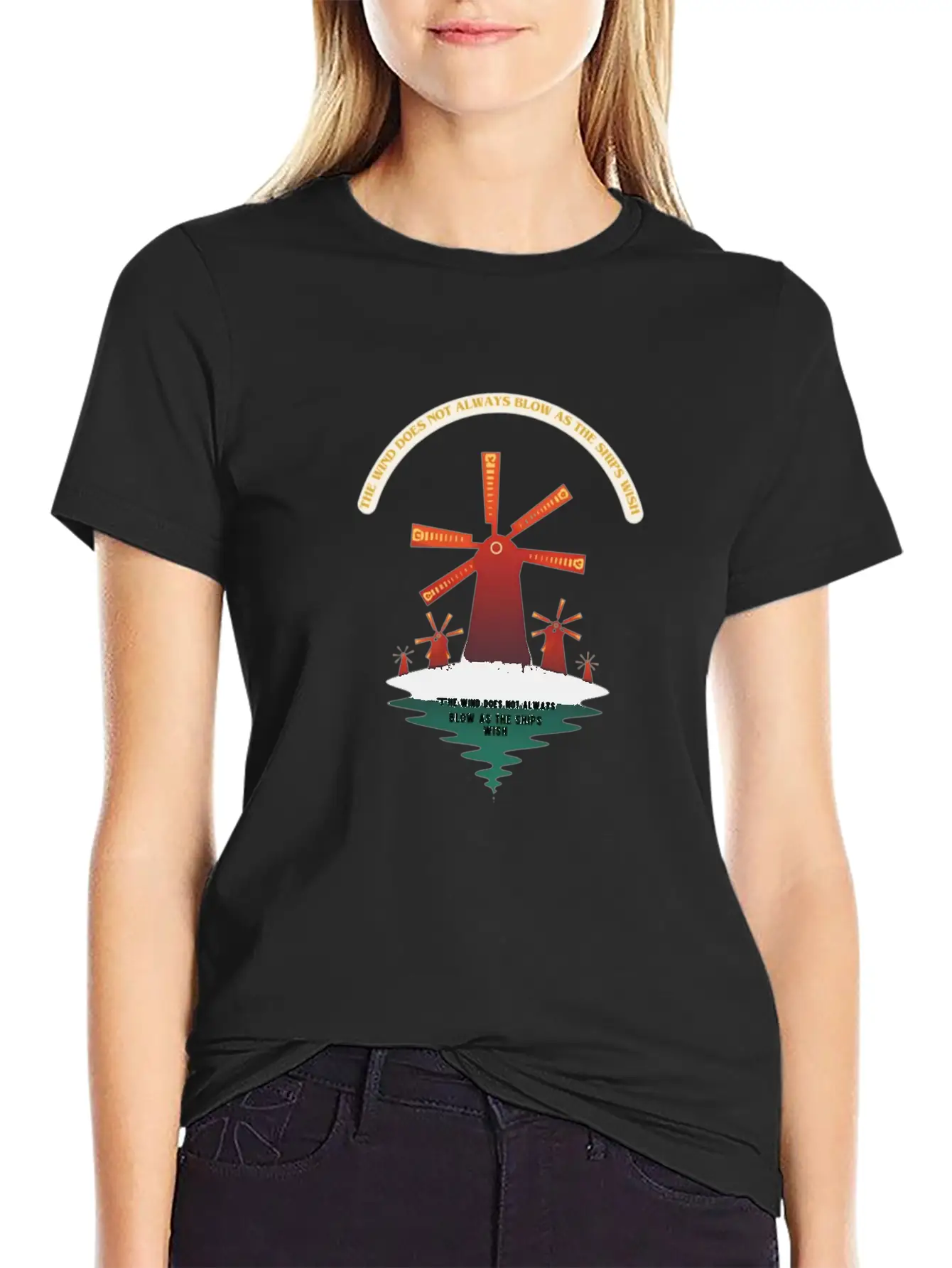 The Wind Does Not Always Blow As The Ships Wish Classic Cotton Tee – Unisex Comfort For Any Season