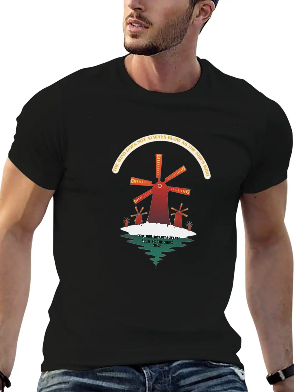 The Wind Does Not Always Blow As The Ships Wish Classic Cotton Tee – Unisex Comfort For Any Season