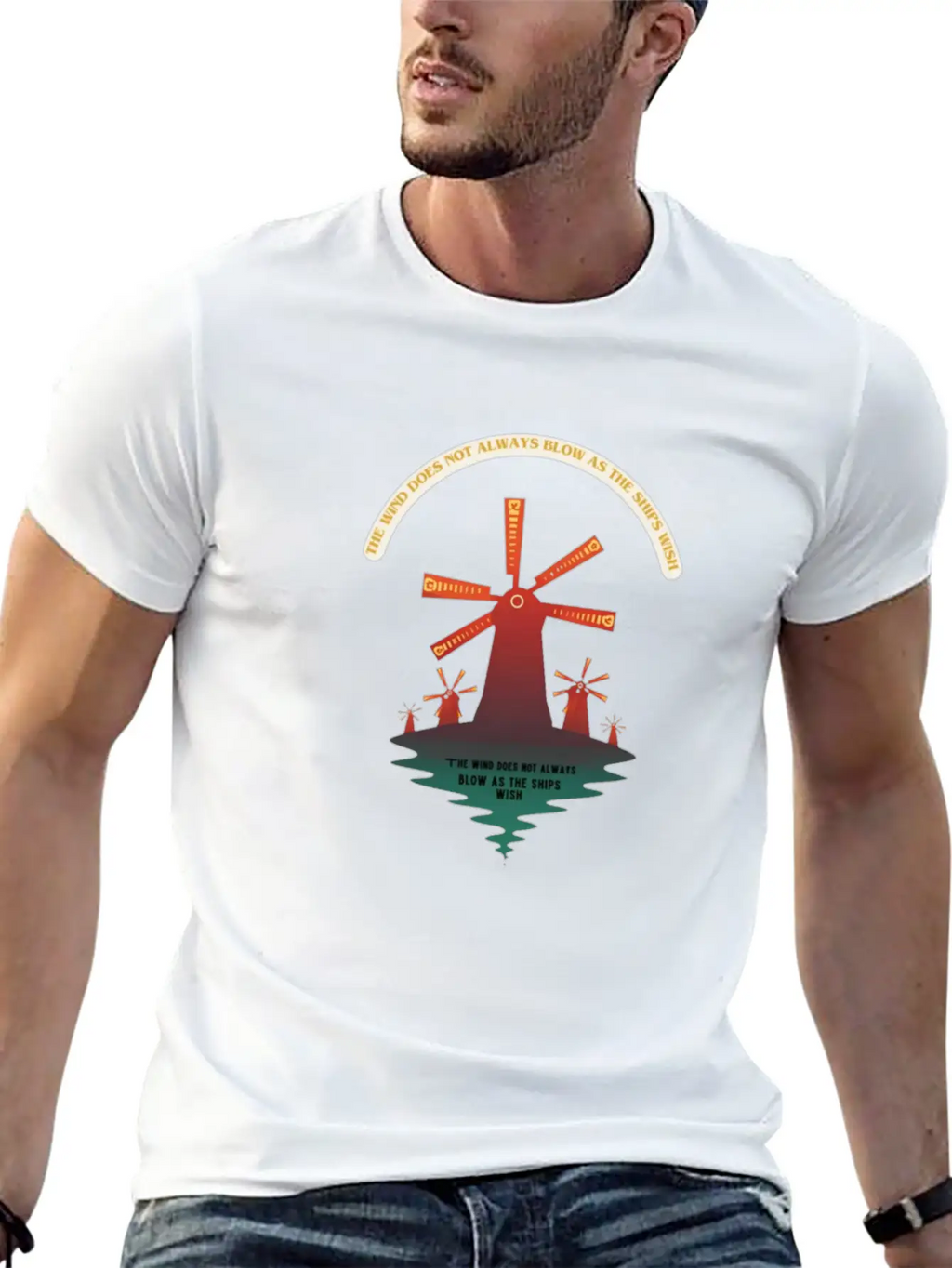 The Wind Does Not Always Blow As The Ships Wish Classic Cotton Tee – Unisex Comfort For Any Season