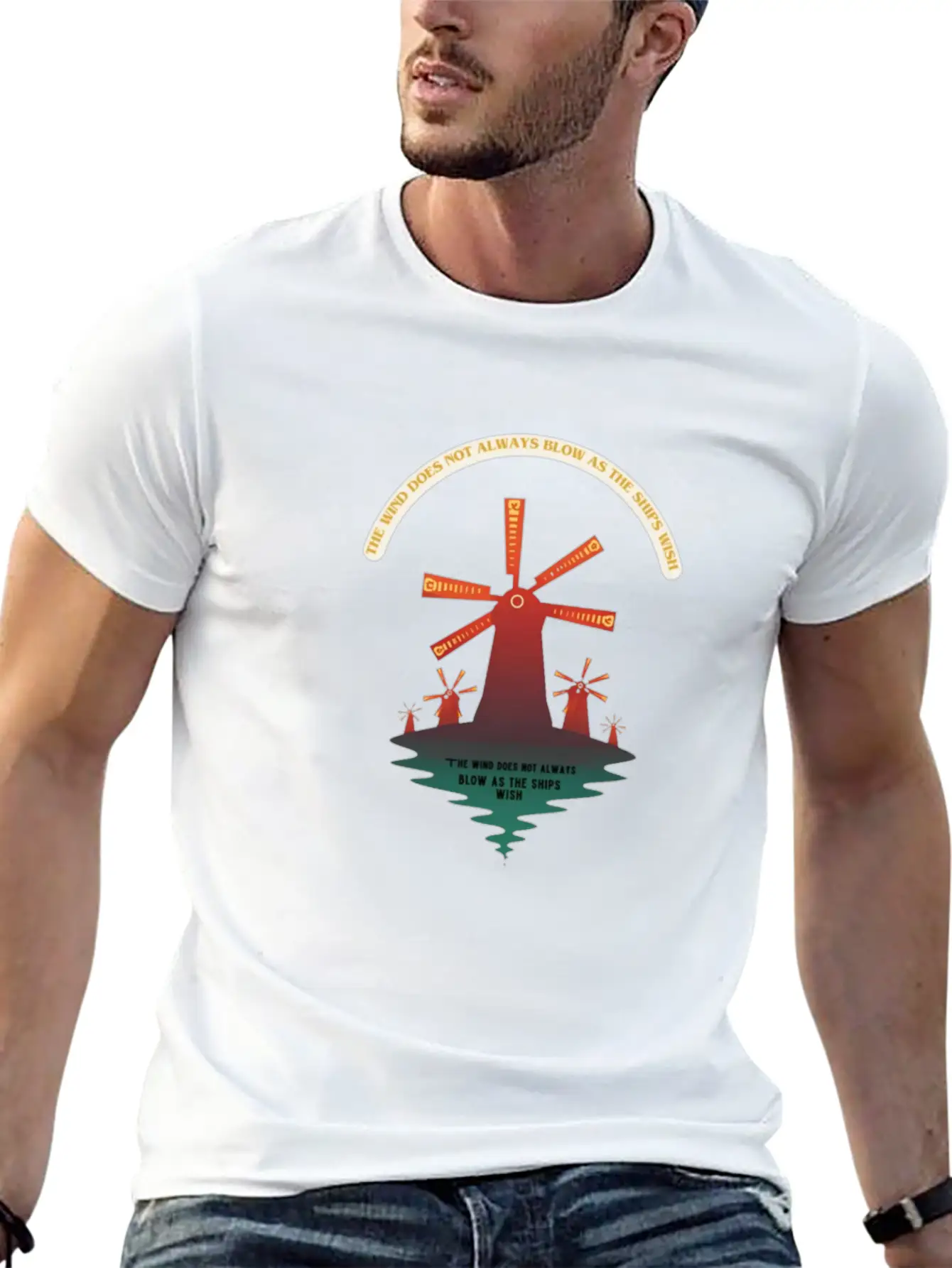 The Wind Does Not Always Blow As The Ships Wish Classic Cotton Tee – Unisex Comfort For Any Season