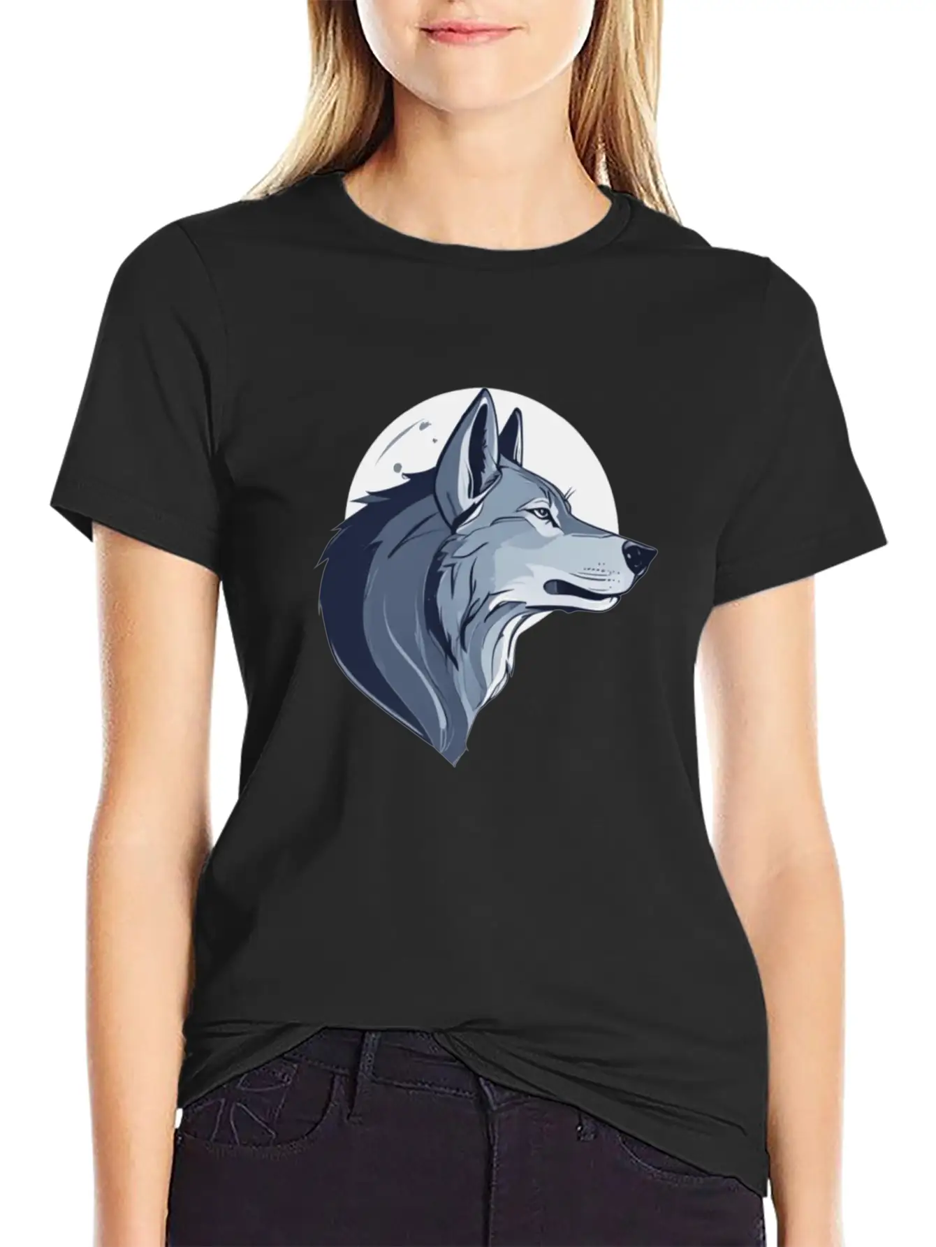 THE WOLF Breathable Soft Cotton T-Shirt – Timeless Casual Look