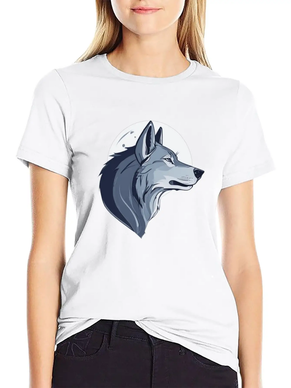 THE WOLF Breathable Soft Cotton T-Shirt – Timeless Casual Look