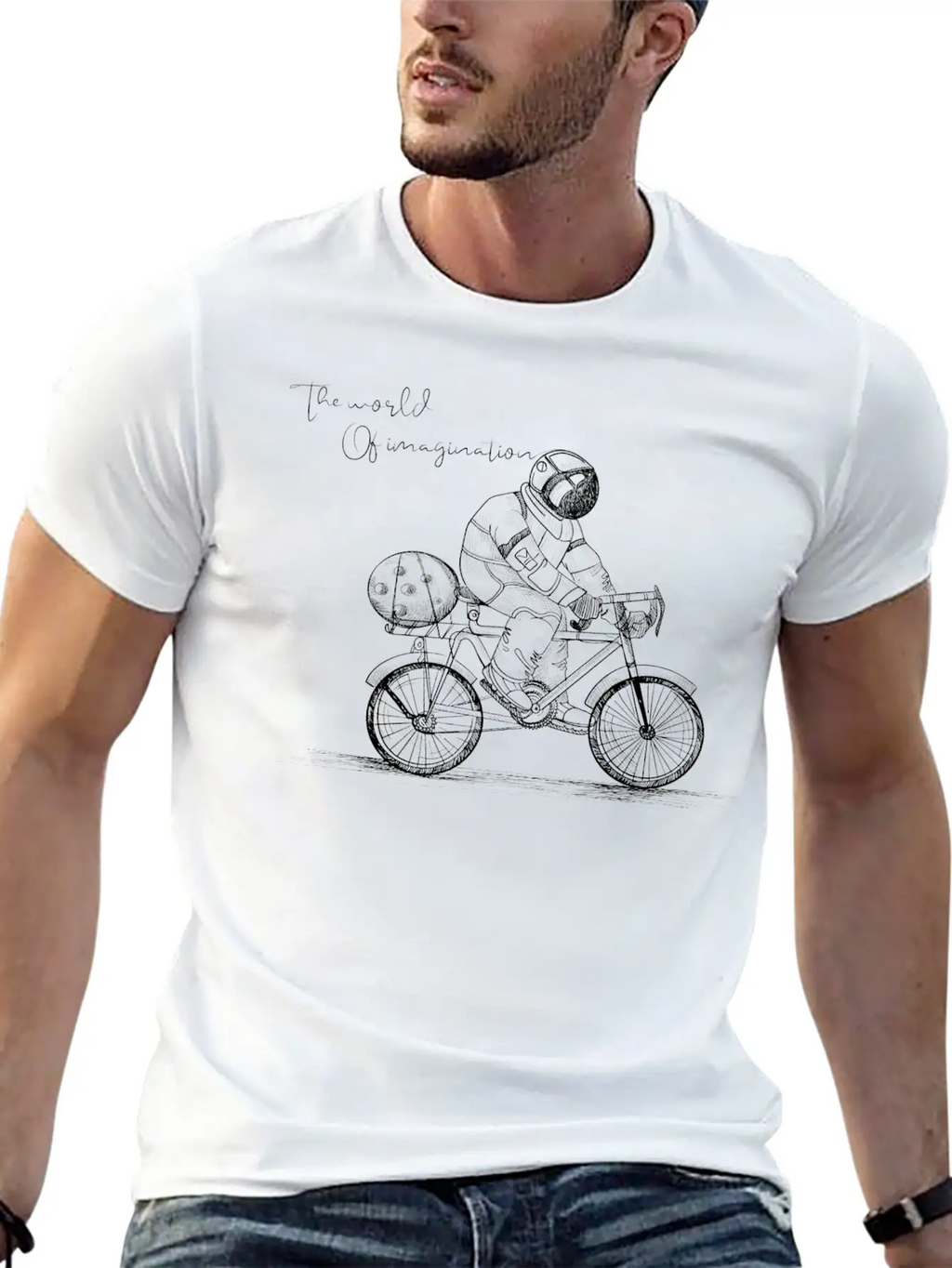The World Of Imagination Breathable Graphic T-Shirt – Perfect For Casual Days