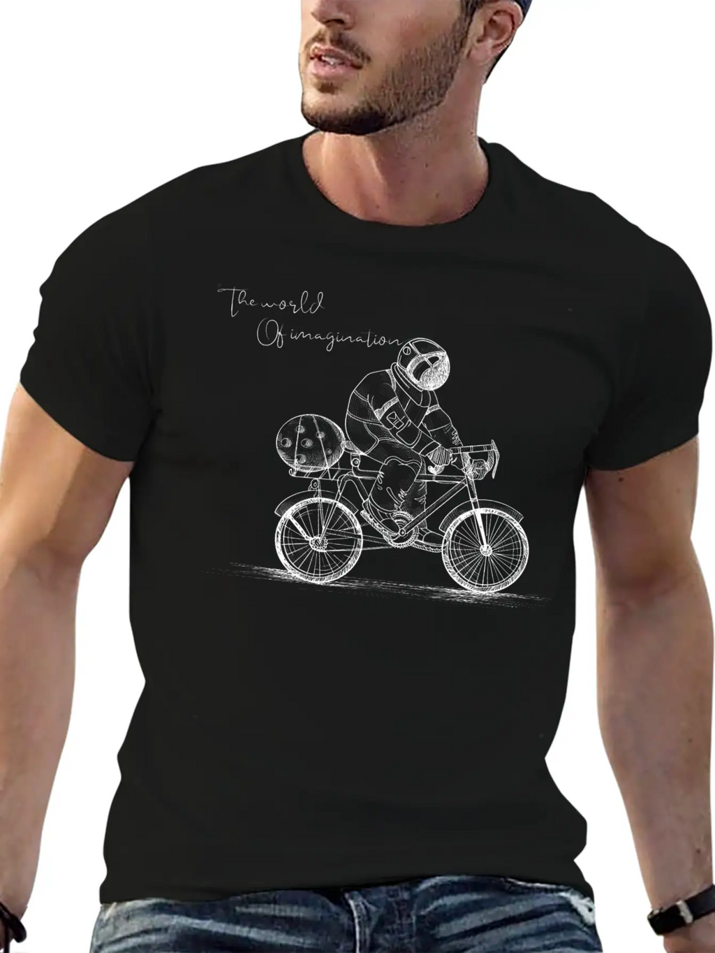 The World Of Imagination Breathable Graphic T-Shirt – Perfect For Casual Days