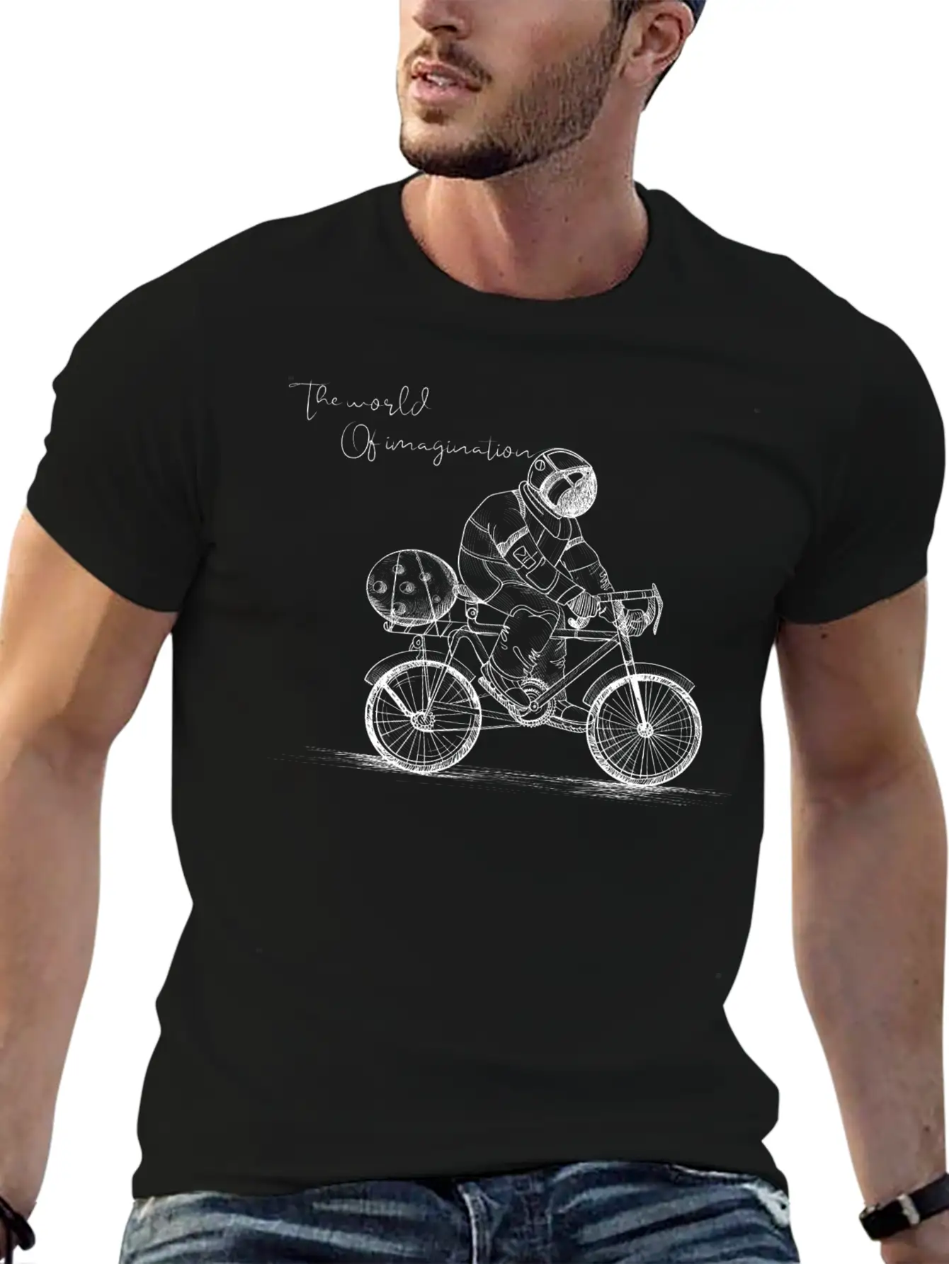 The World Of Imagination Breathable Graphic T-Shirt – Perfect For Casual Days