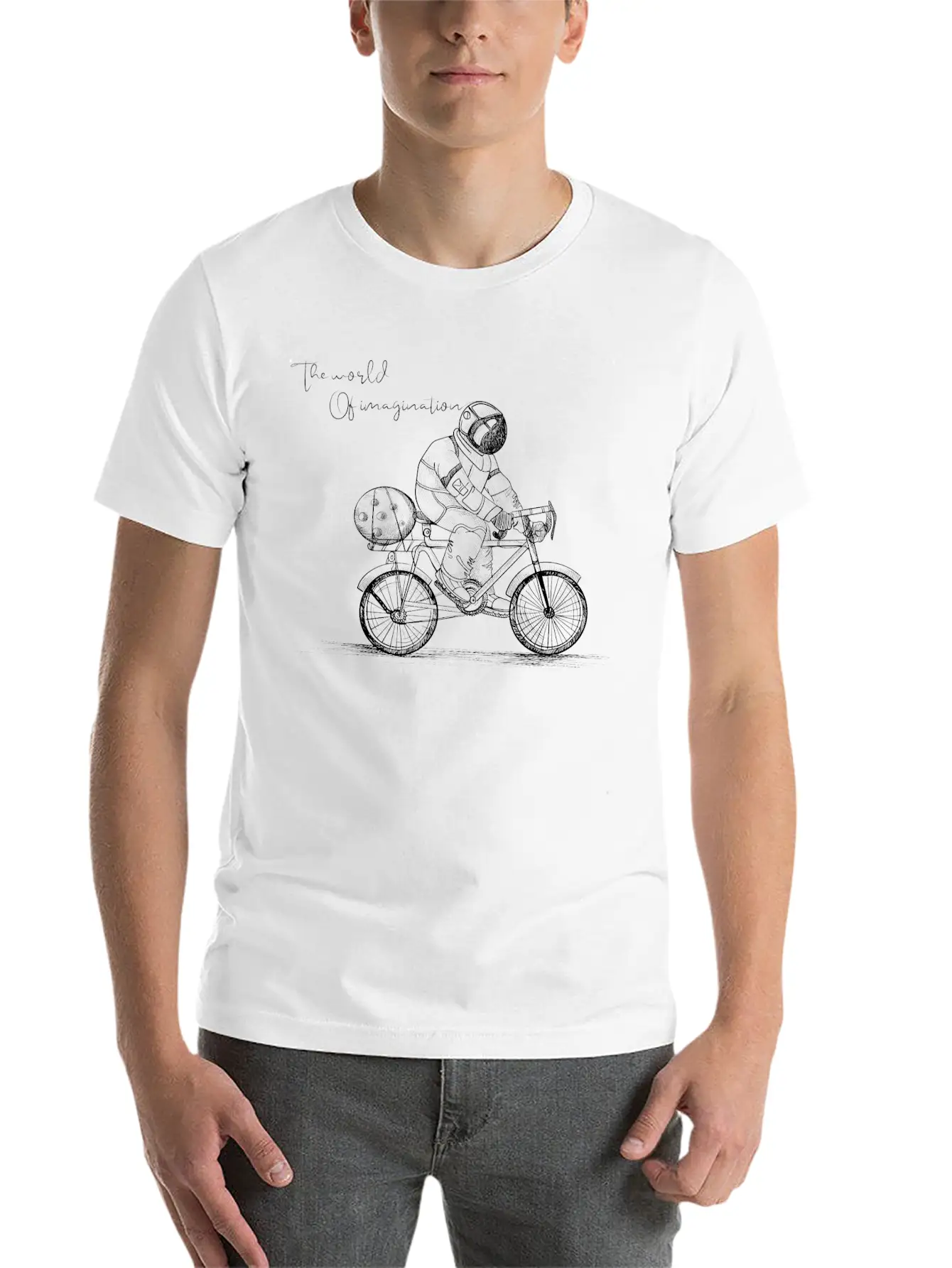 The World Of Imagination Breathable Graphic T-Shirt – Perfect For Casual Days