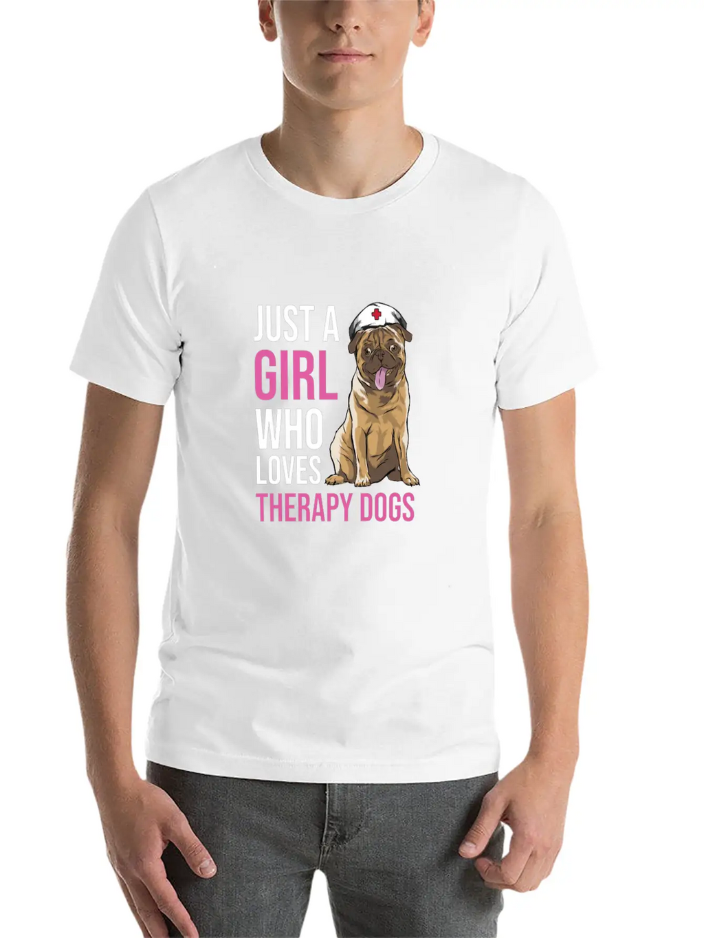 Therapy Dog Classic Cotton Tee – Unisex Comfort For Any Season