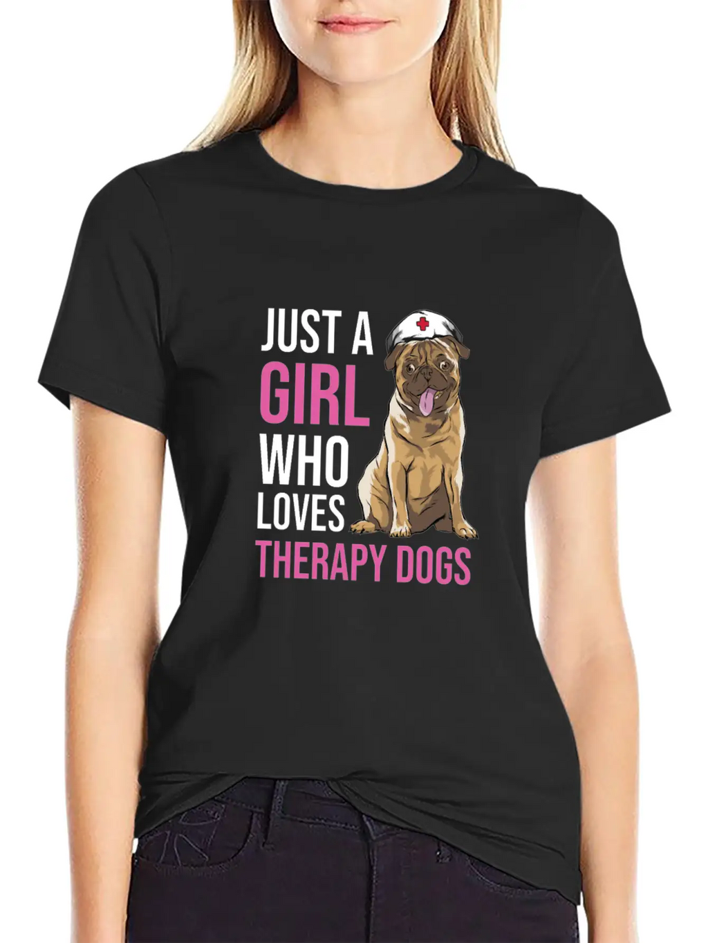 Therapy Dog Classic Cotton Tee – Unisex Comfort For Any Season