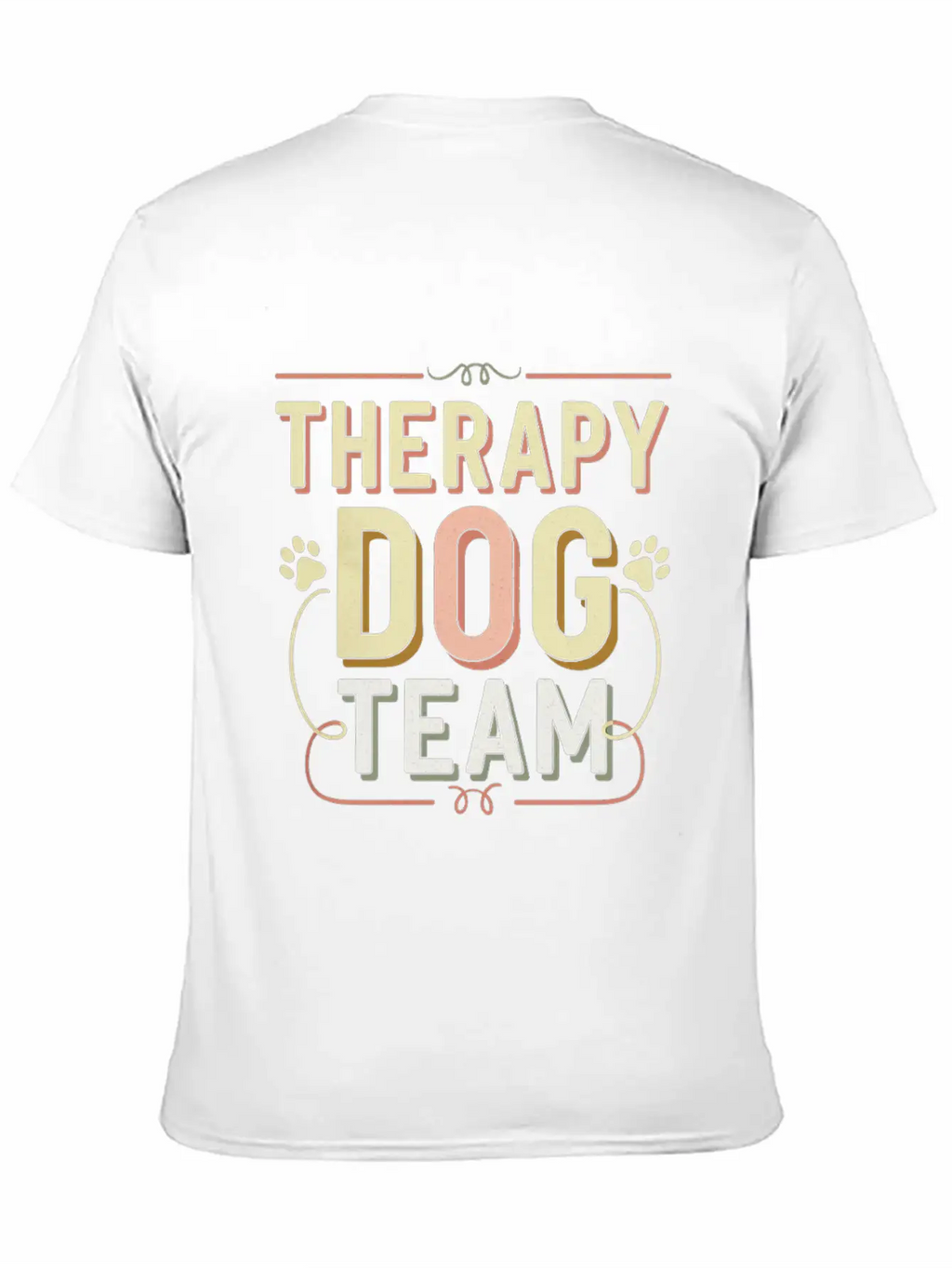 Therapy Dog Team 4 Essential Cotton Tee For Daily Outfits – Unisex Style