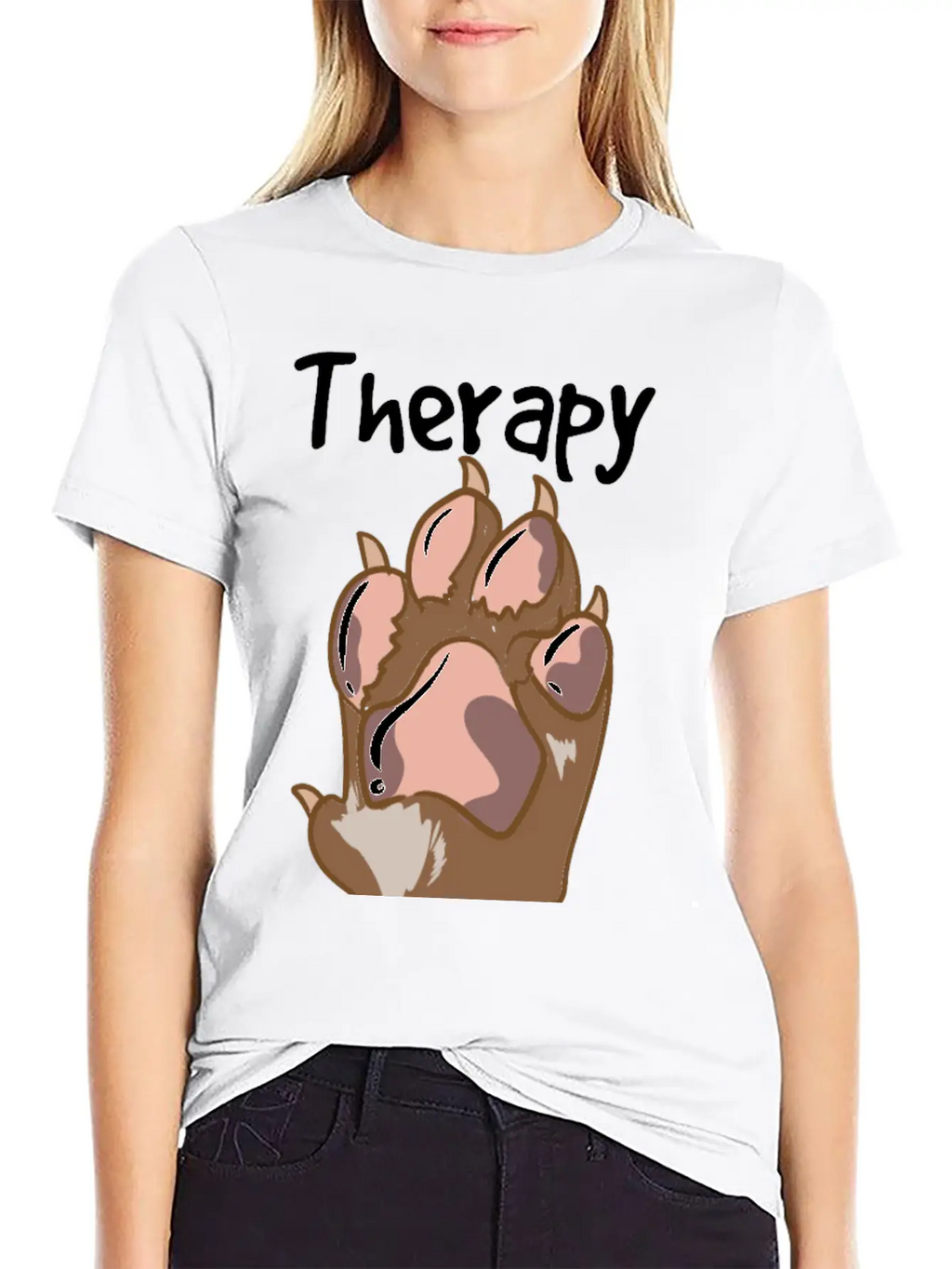 Therapy Dog Team Relaxed Everyday Tee – Lightweight And Durable Cotton