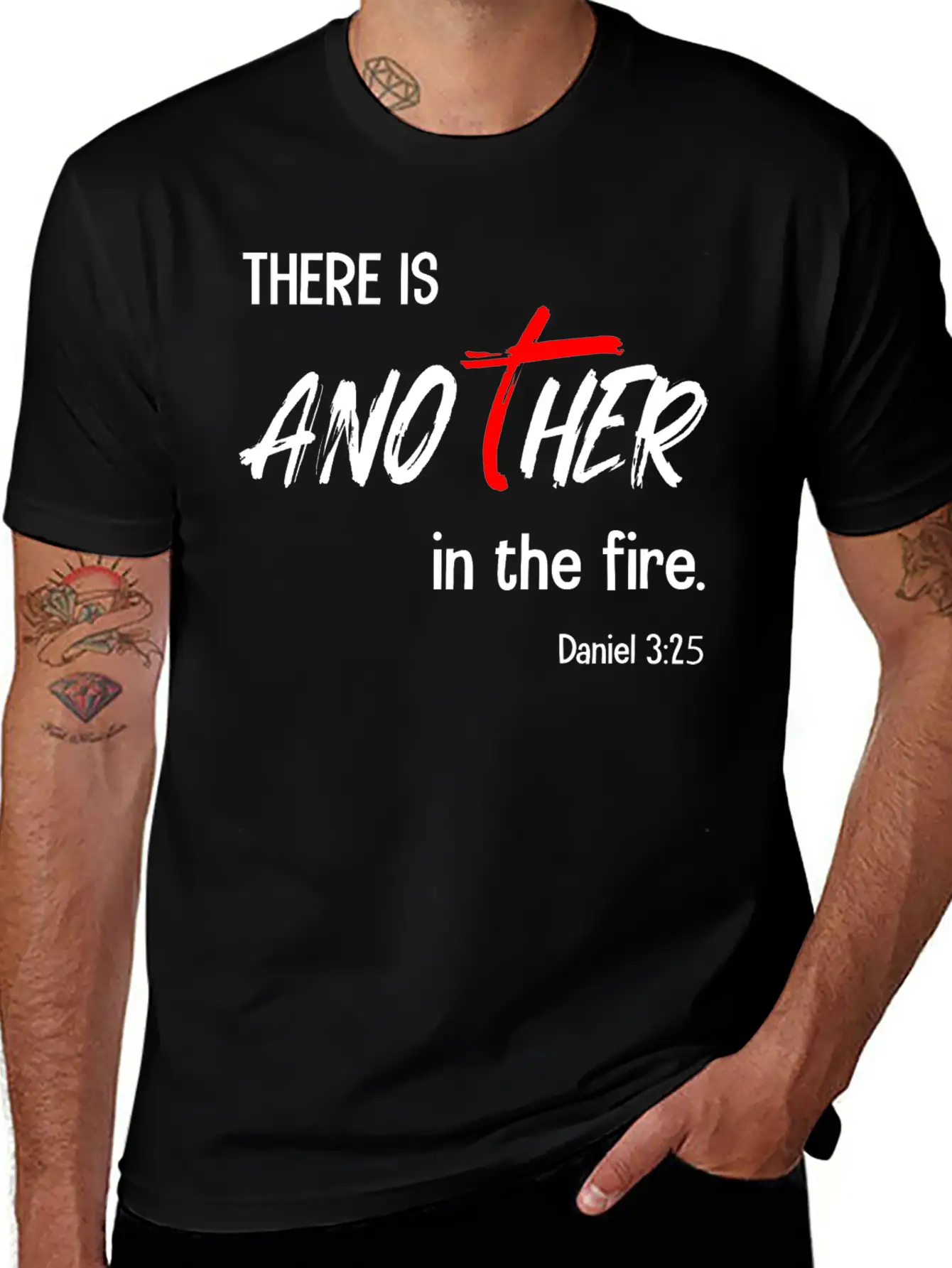 There Is Another In The Fire Christian Bible Verse Classic Cotton Tee – Unisex Comfort For Any Season